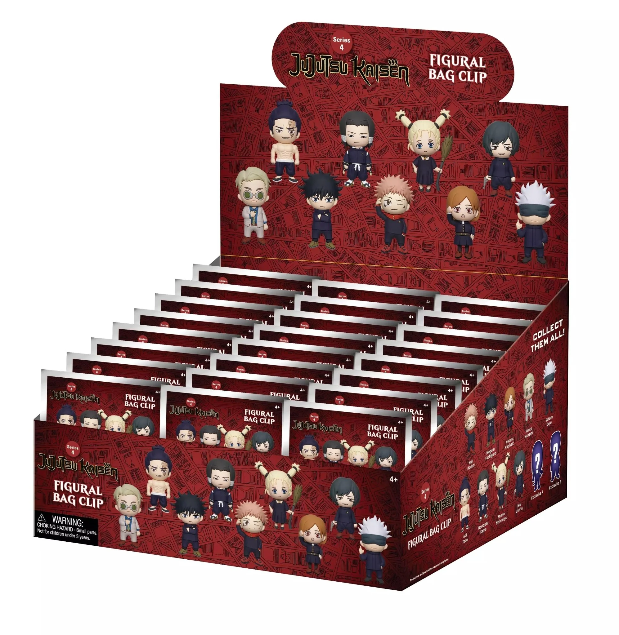 Jujutsu Kaisen Series 4 Blind Bag Mystery Bag Clip - Image 2