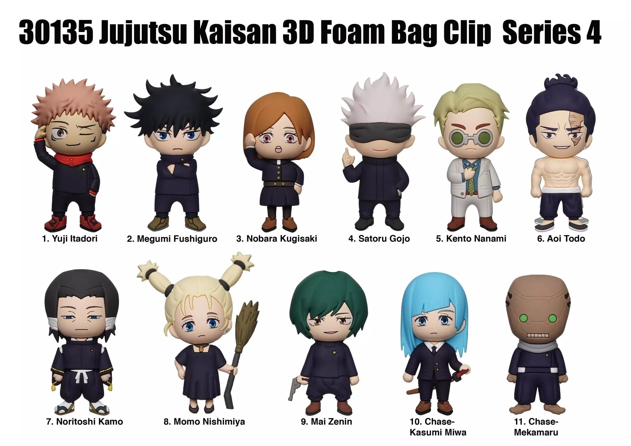 Jujutsu Kaisen Series 4 Blind Bag Mystery Bag Clip - Image 3