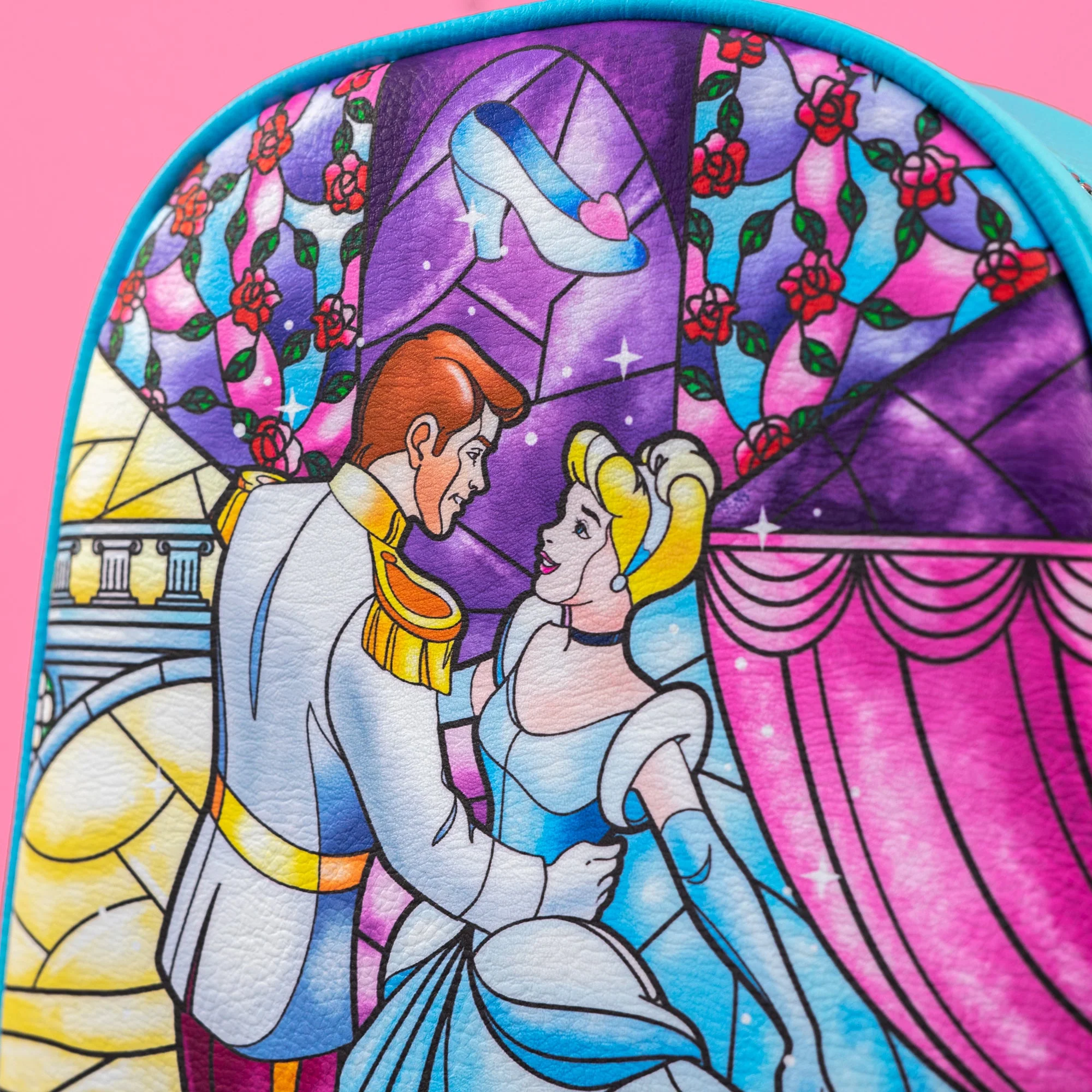 Loungefly x Disney Cinderella Stained Glass Mini Backpack - Image 2