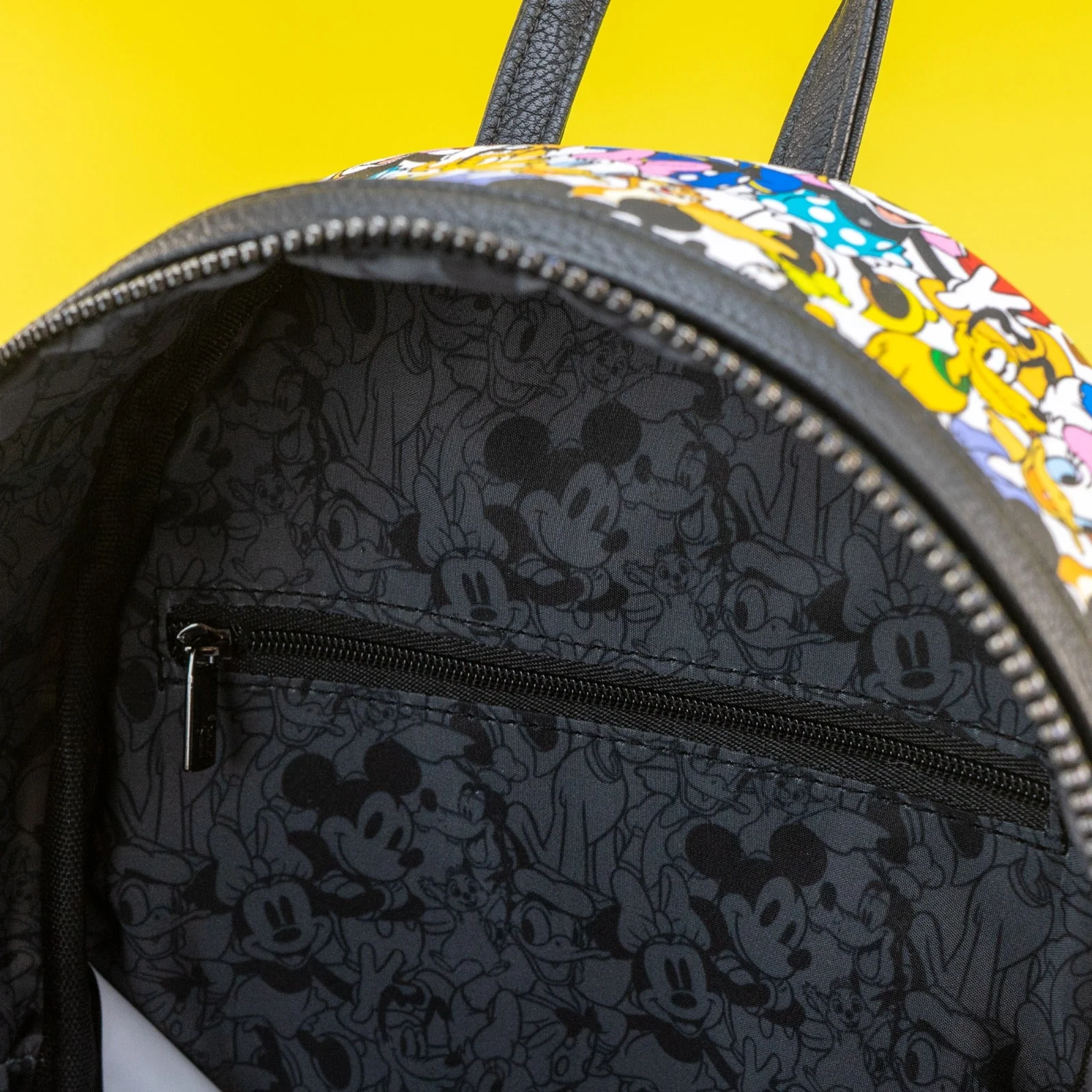 Loungefly x Disney Mickey and Friends Print Mini Backpack - Image 4