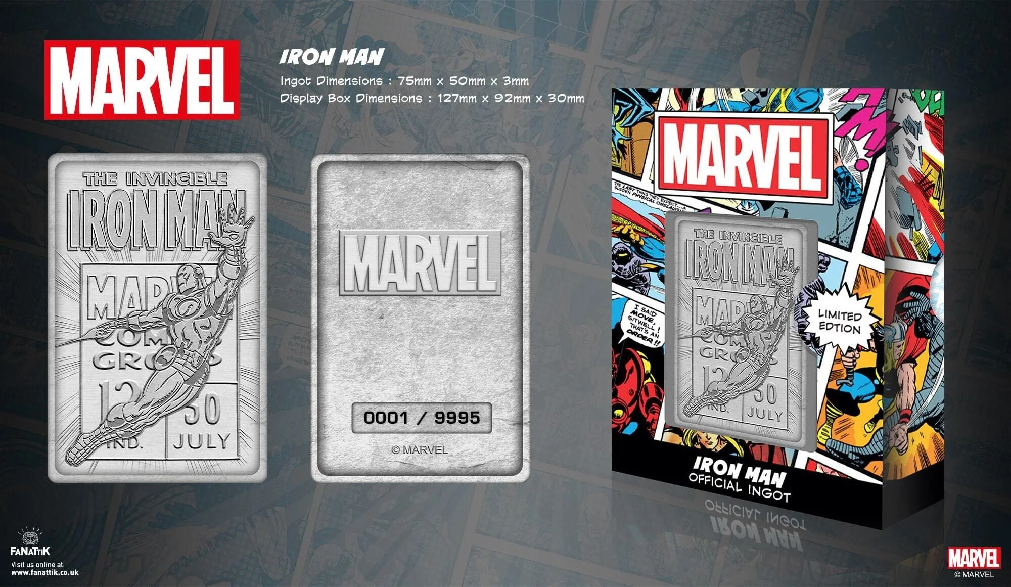 Marvel Iron Man Limited Edition Ingot - Image 3
