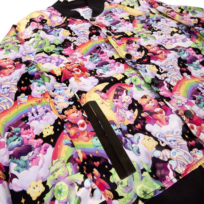 Loungefly Carebears x Universal Monsters Bomber Jacket - Image 5