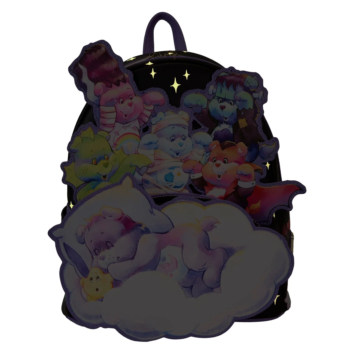 Loungefly Carebears x Universal Monsters Scary Dreams Mini Backpack - Image 2