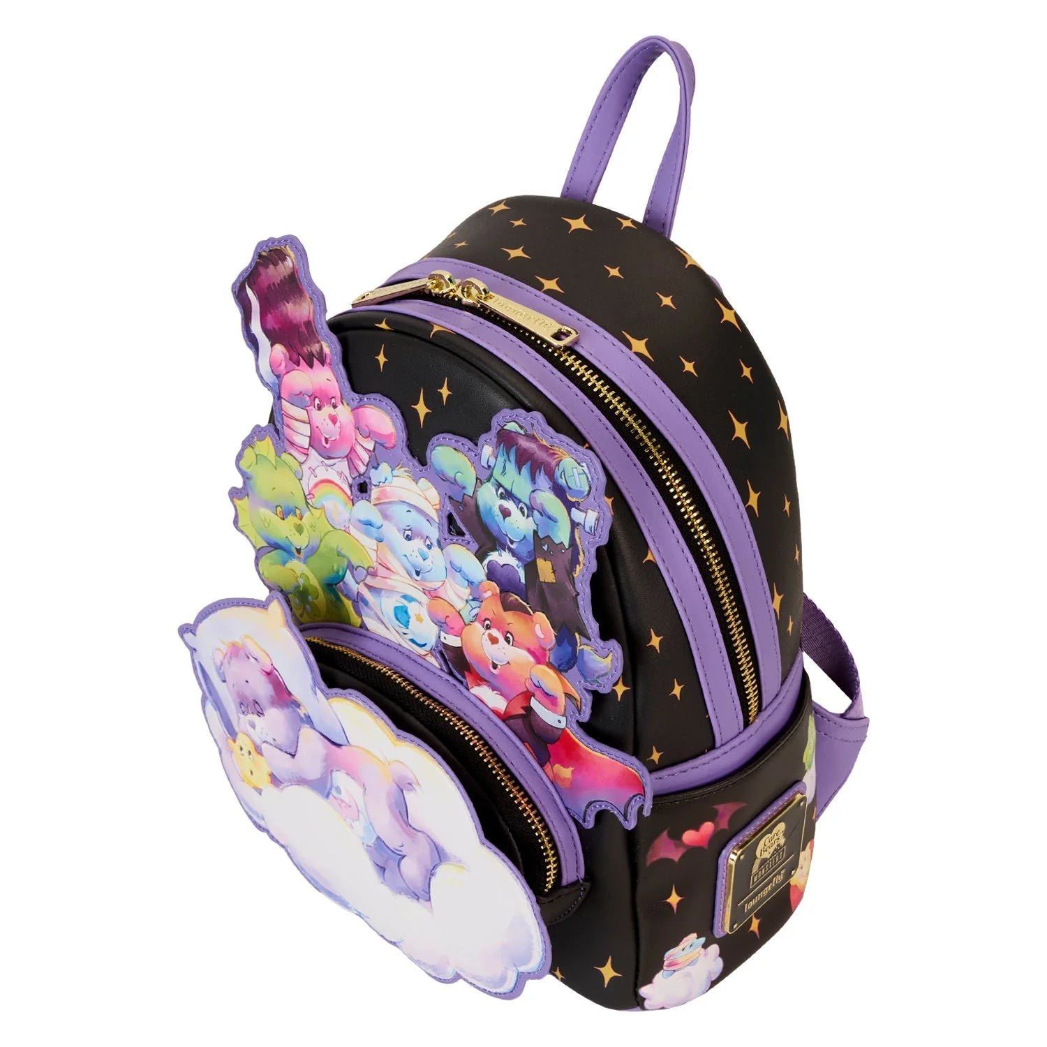 Loungefly Carebears x Universal Monsters Scary Dreams Mini Backpack - Image 4