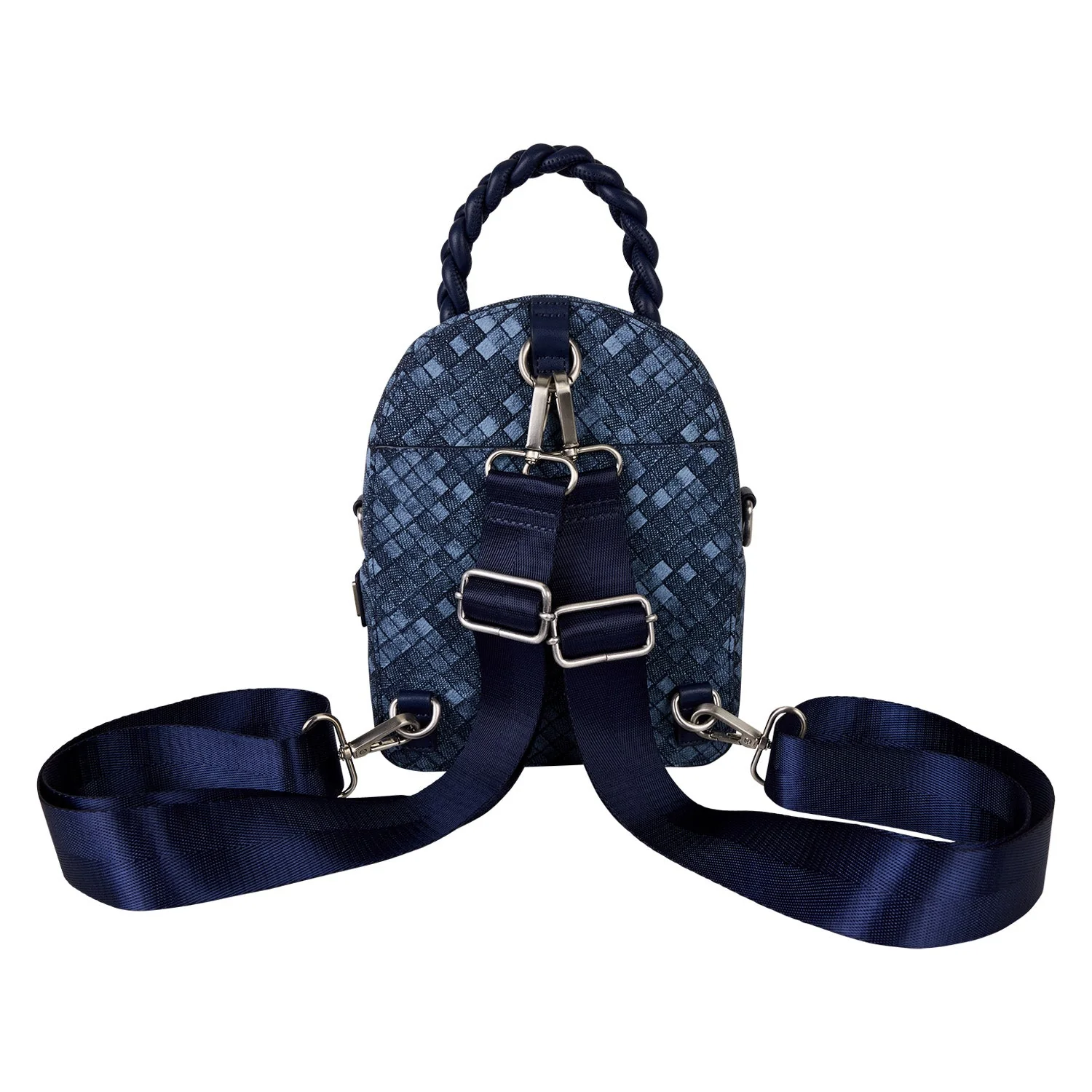 Loungefly Originals Denim Covertible Mini Backpack - Image 2