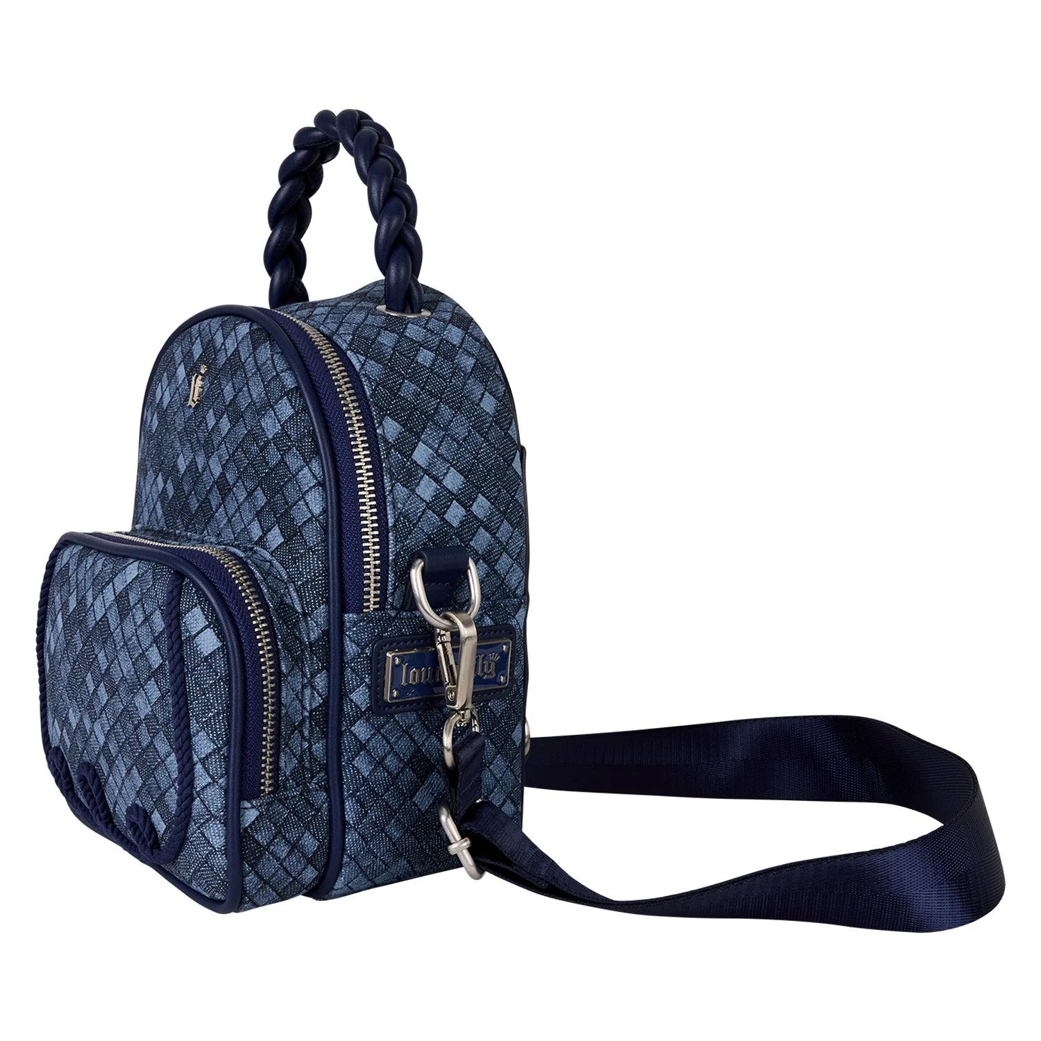 Loungefly Originals Denim Covertible Mini Backpack - Image 4