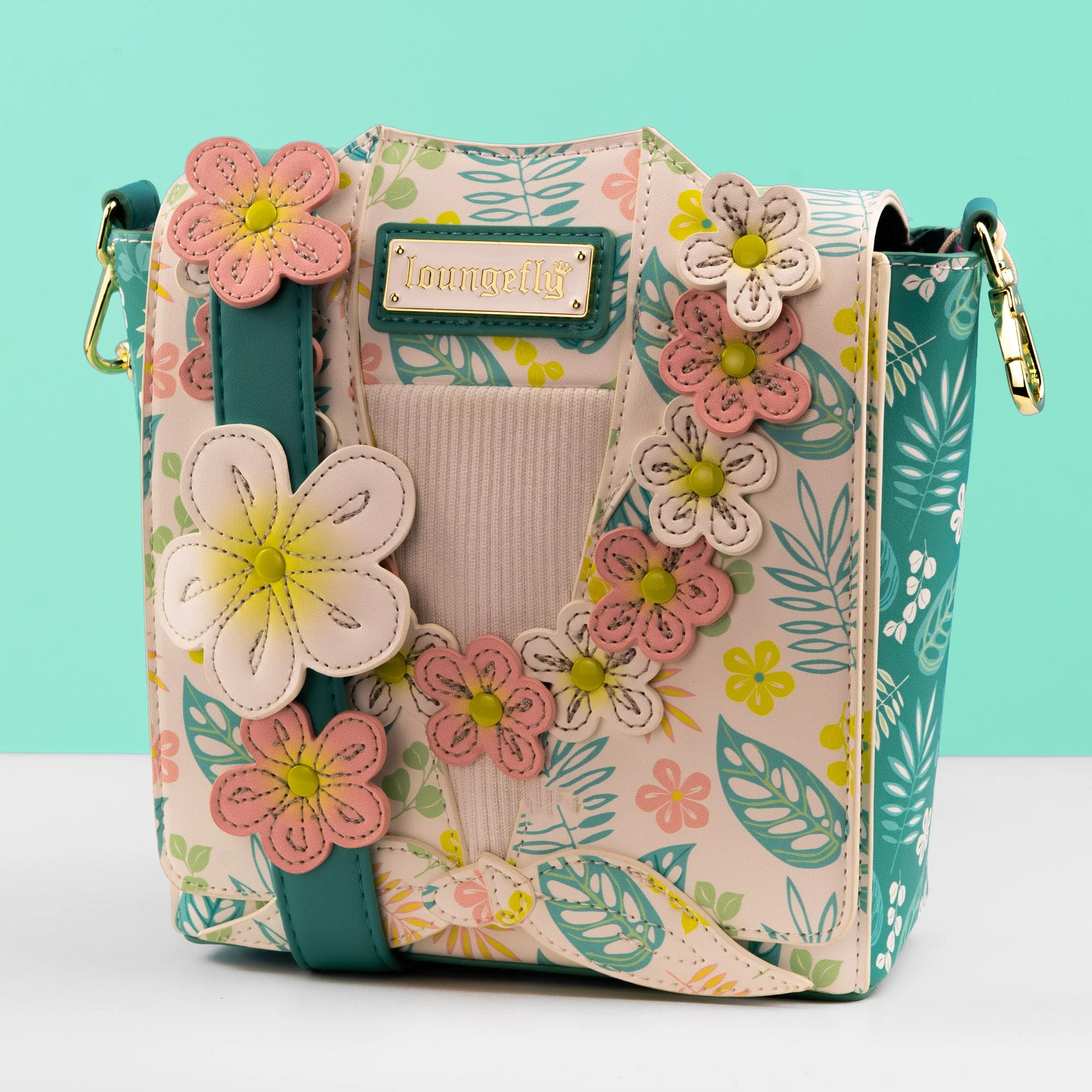 Loungefly Floral Hawaiian Shirt Crossbody Bag