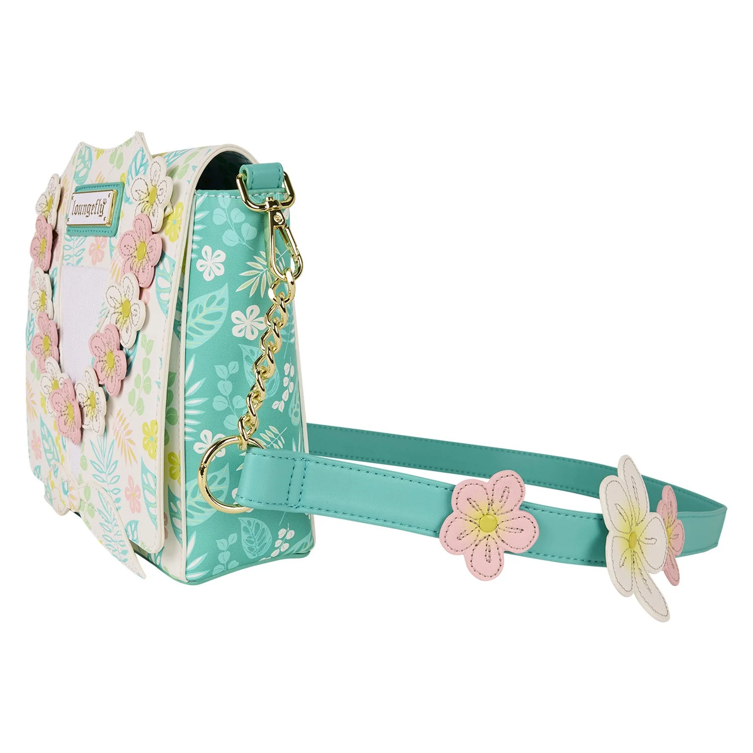 Loungefly Floral Hawaiian Shirt Crossbody Bag - Image 3
