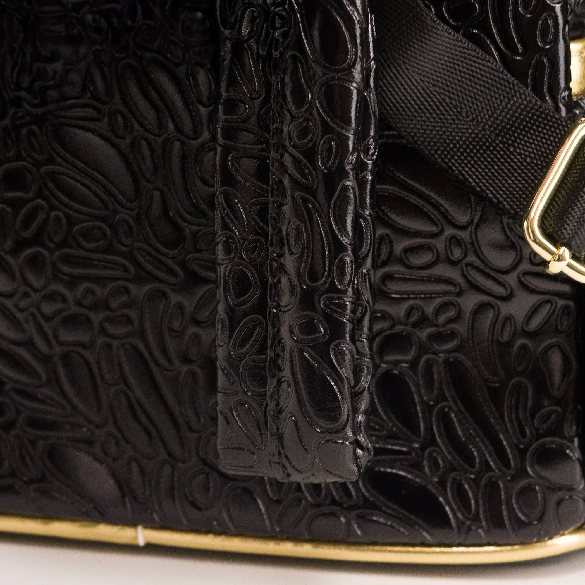 Loungefly Originals Black and Gold Dragon Mini Backpack - Image 6
