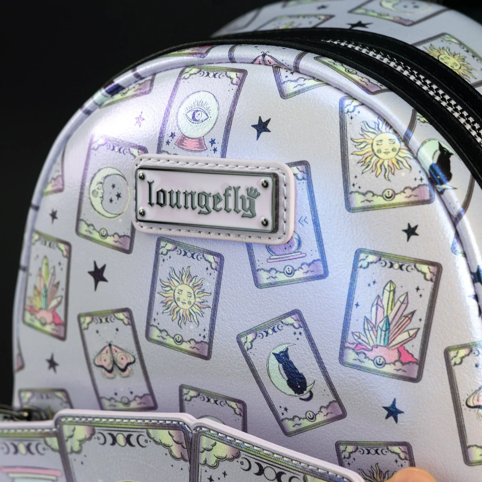 Loungefly Originals Pearlescent Tarot Cards Mini Backpack - Image 3