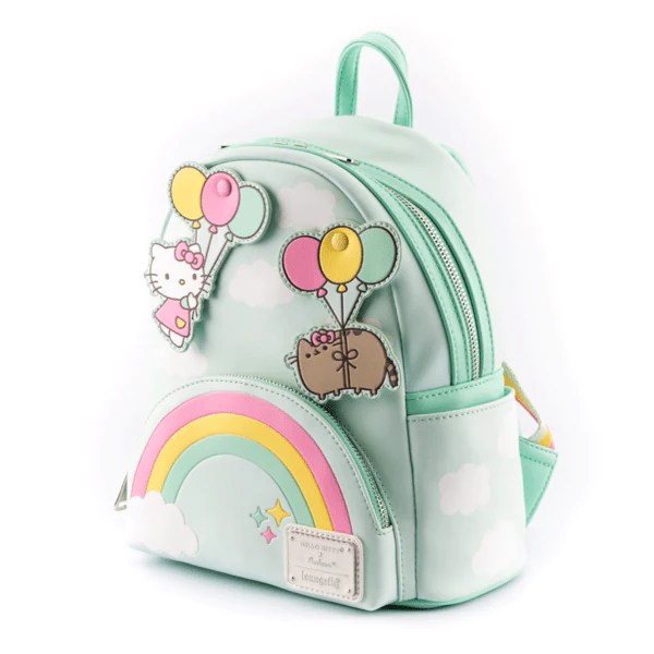 Loungefly Hello Kitty & Pusheen Rainbow Mini Backpack - Image 2