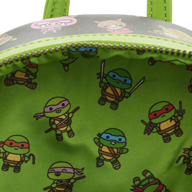Loungefly x Teenage Mutant Ninja Turtles Sewer Cap Mini Backpack - Image 4