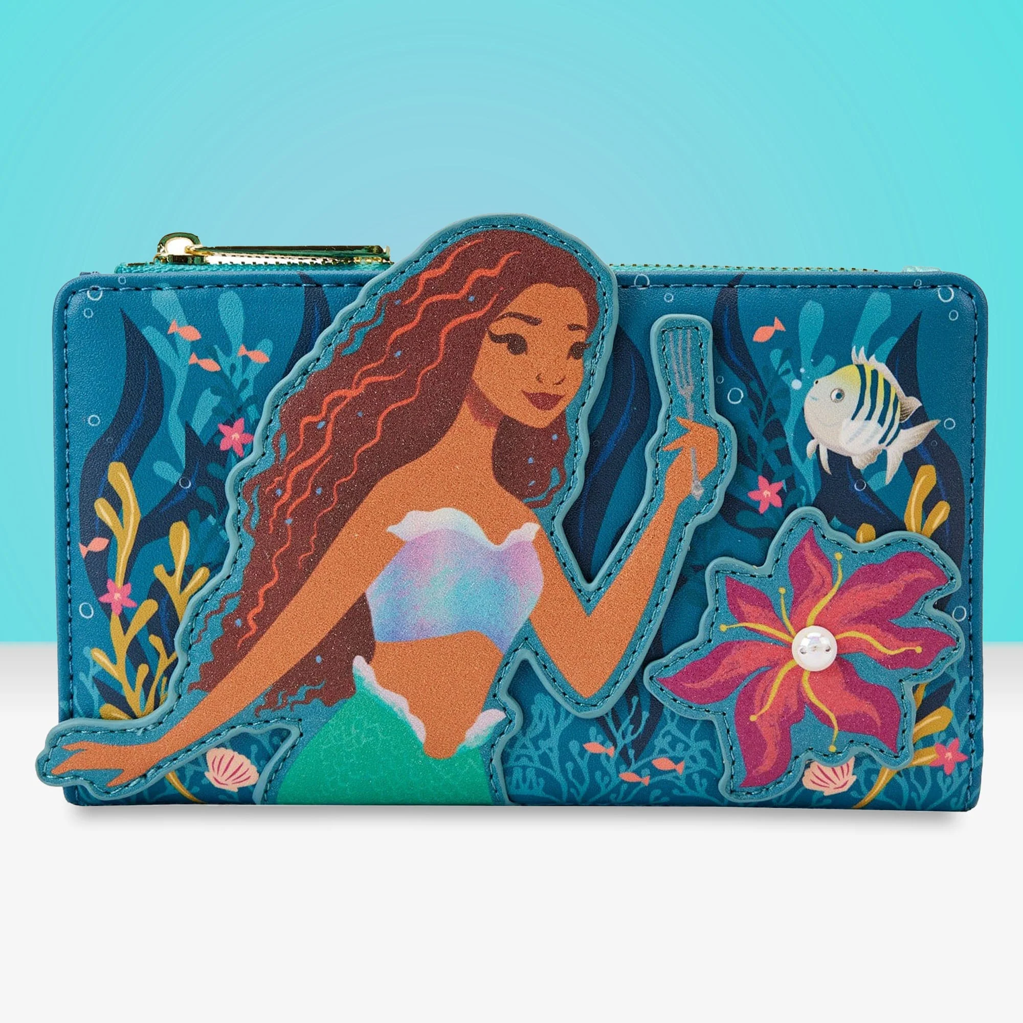 Loungefly The Little Mermaid (2023): Ariel Flap Wallet