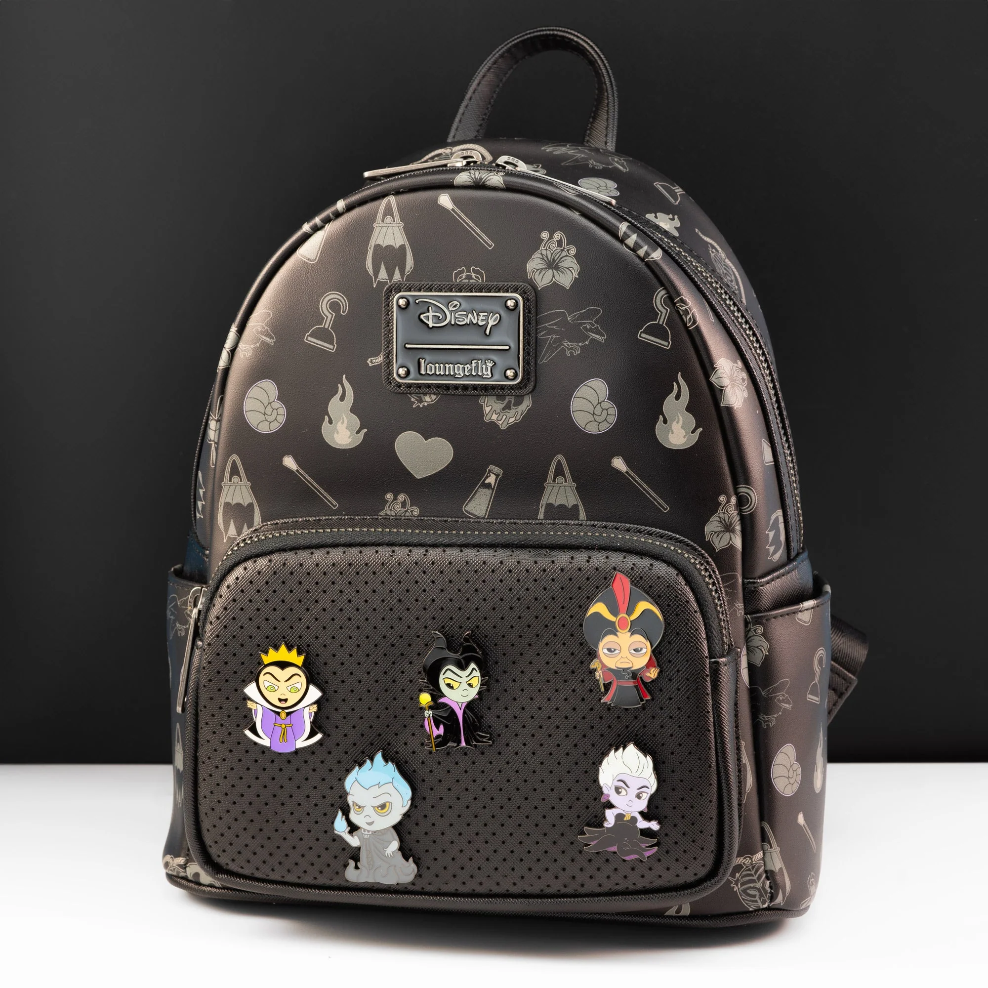 Loungefly x Disney Villains Pin Trader Mini Backpack - Image 2