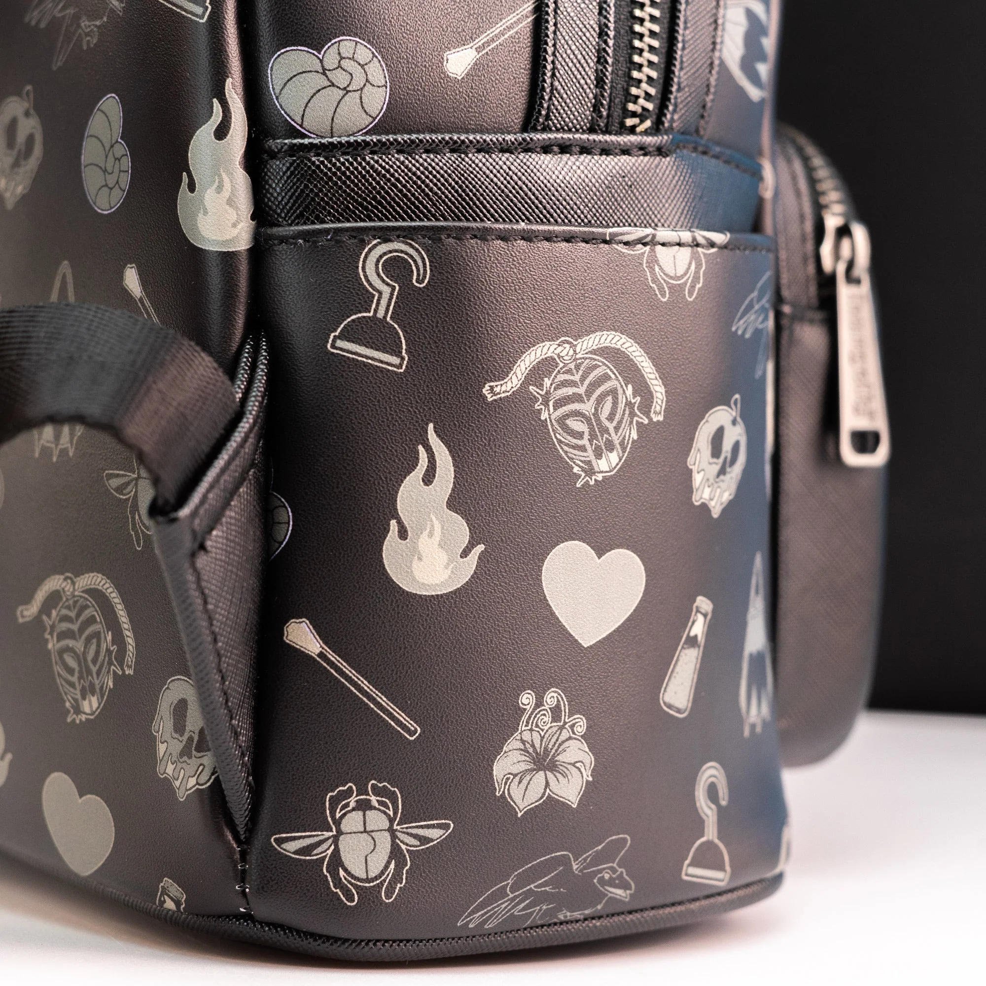 Loungefly x Disney Villains Pin Trader Mini Backpack - Image 4