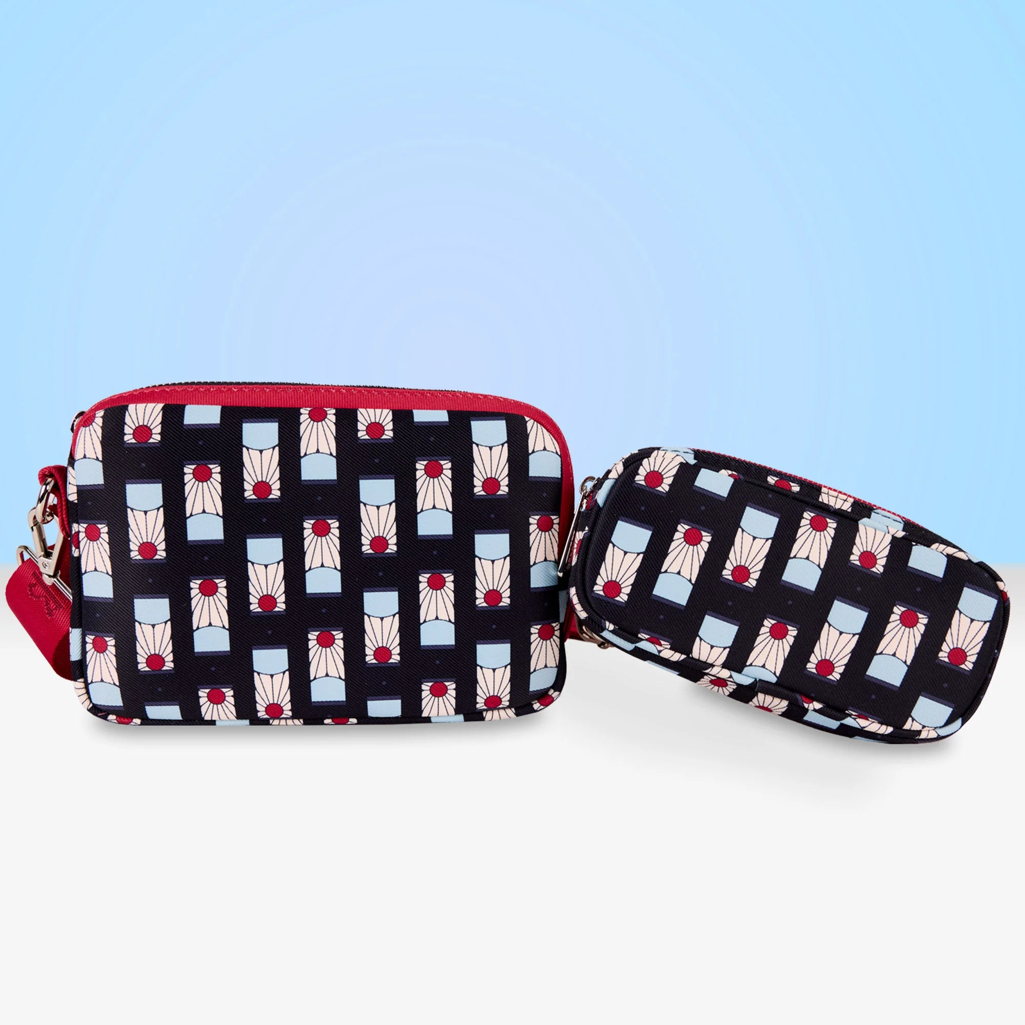 Loungefly x Demon Slayer Tanjiro AOP Sling Bag