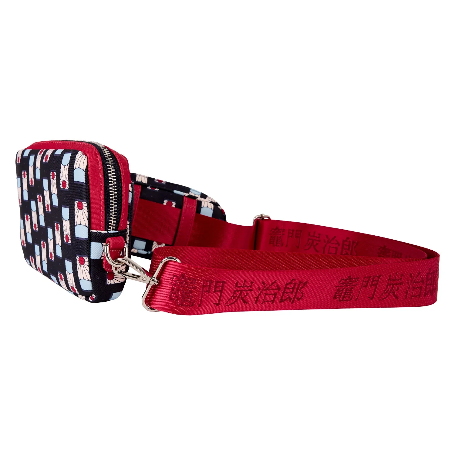 Loungefly x Demon Slayer Tanjiro AOP Sling Bag - Image 3