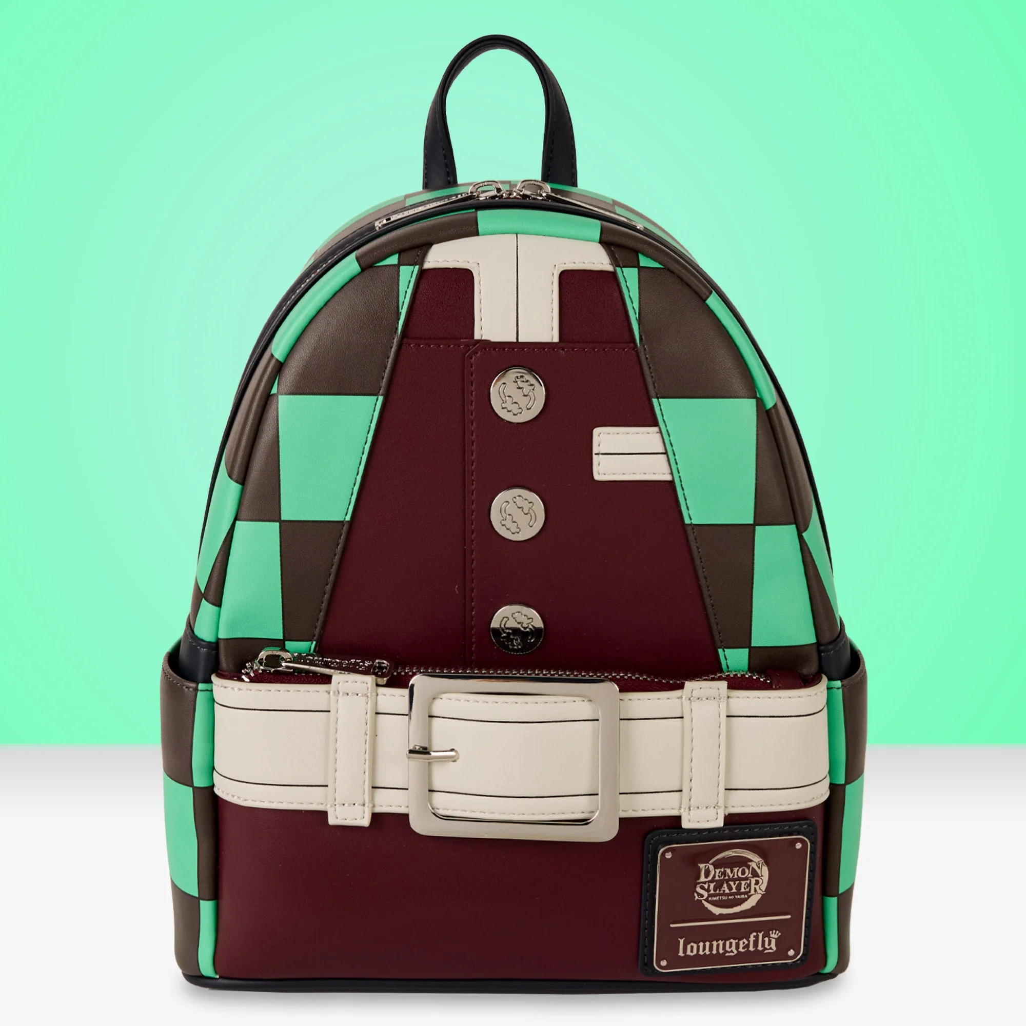 Loungefly x Demon Slayer Tanjiro Kamado Cosplay Mini Backpack