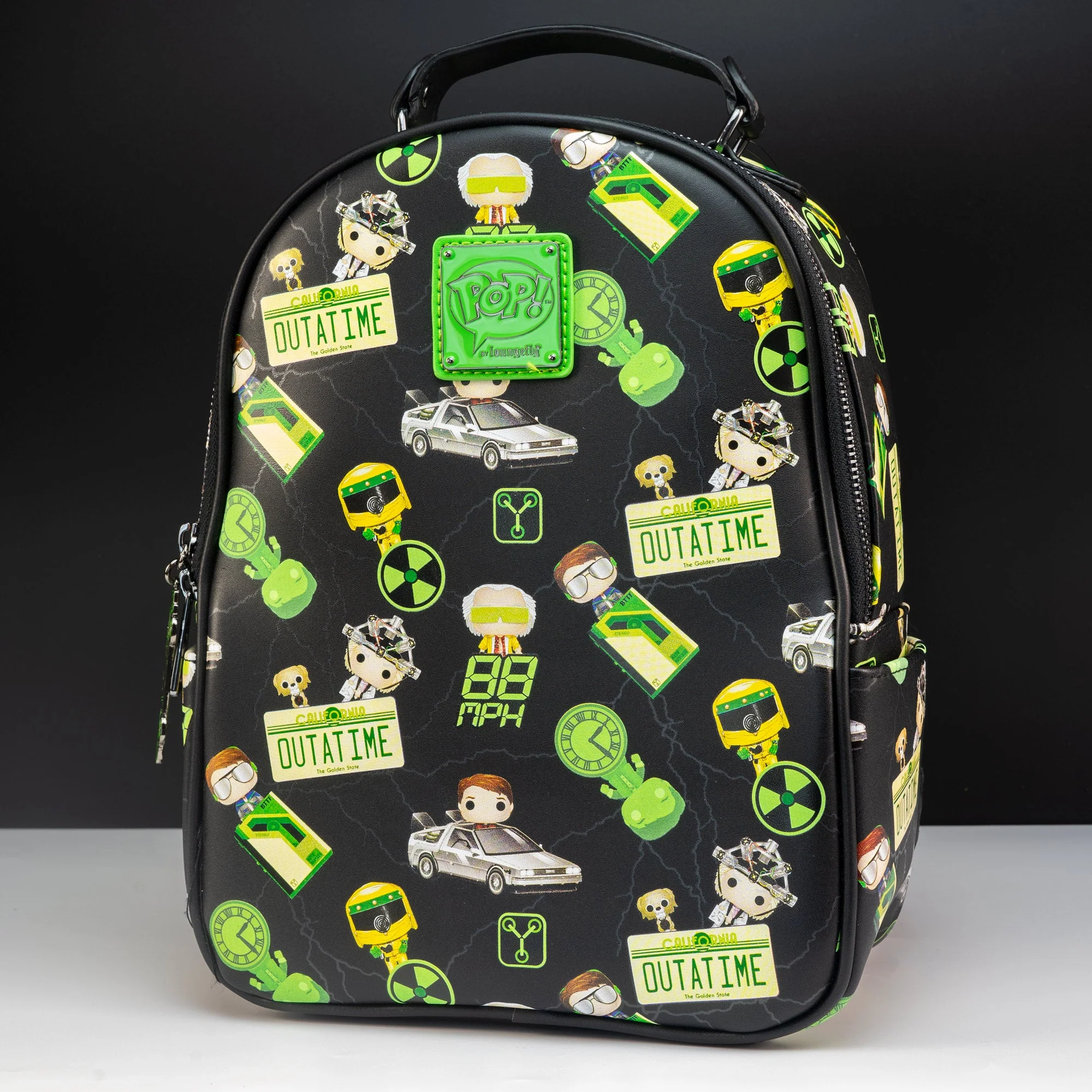 Loungefly x Back To The Future Glow In The Dark Plutonium Backpack - Image 6