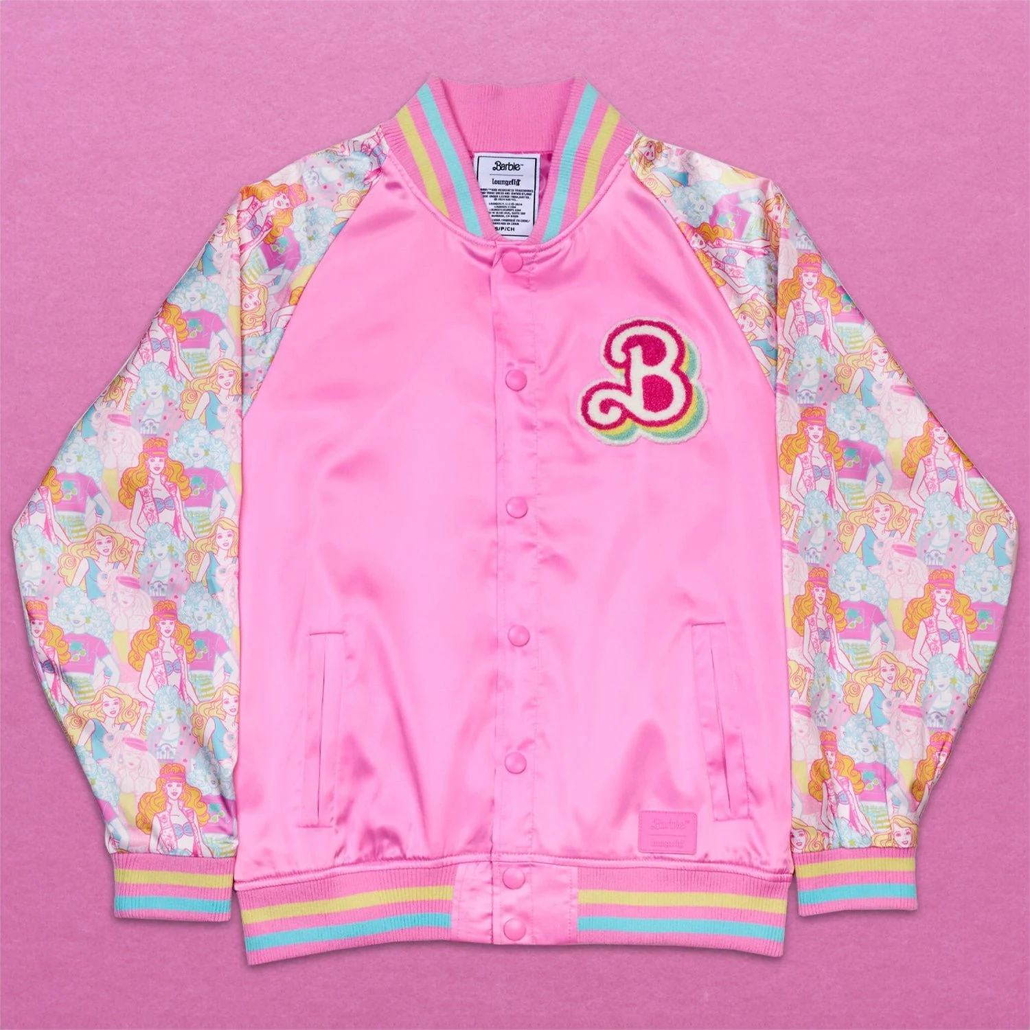 Loungefly x Barbie 65th Anniversary Bomber Jacket