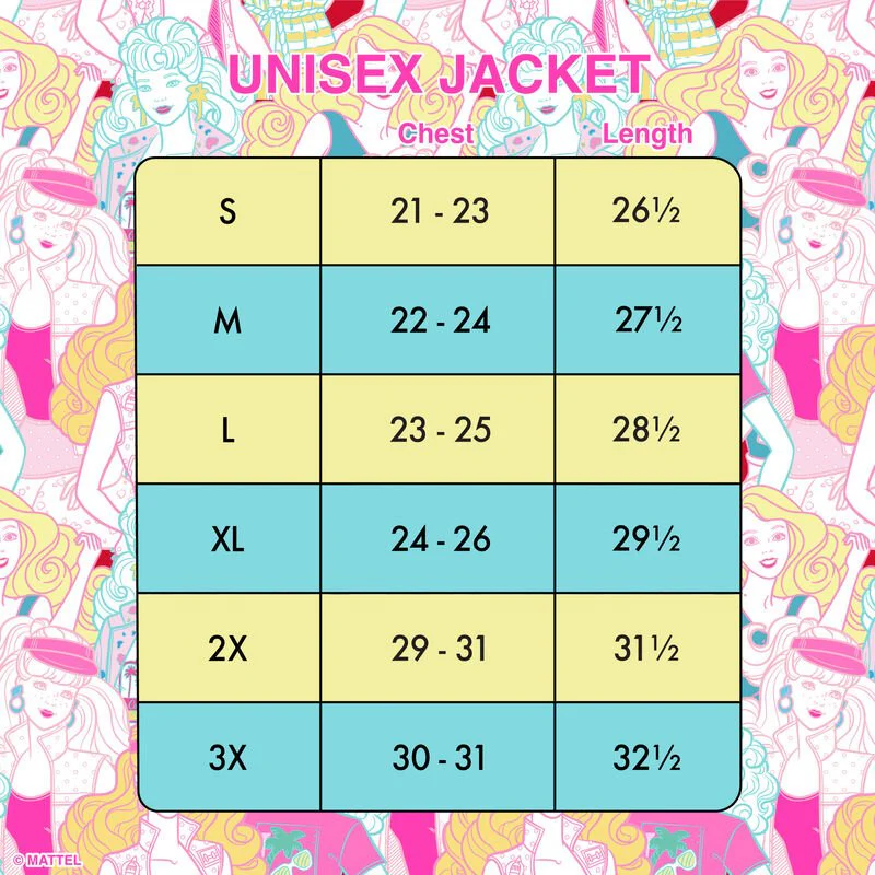 Loungefly x Barbie 65th Anniversary Bomber Jacket - Image 3