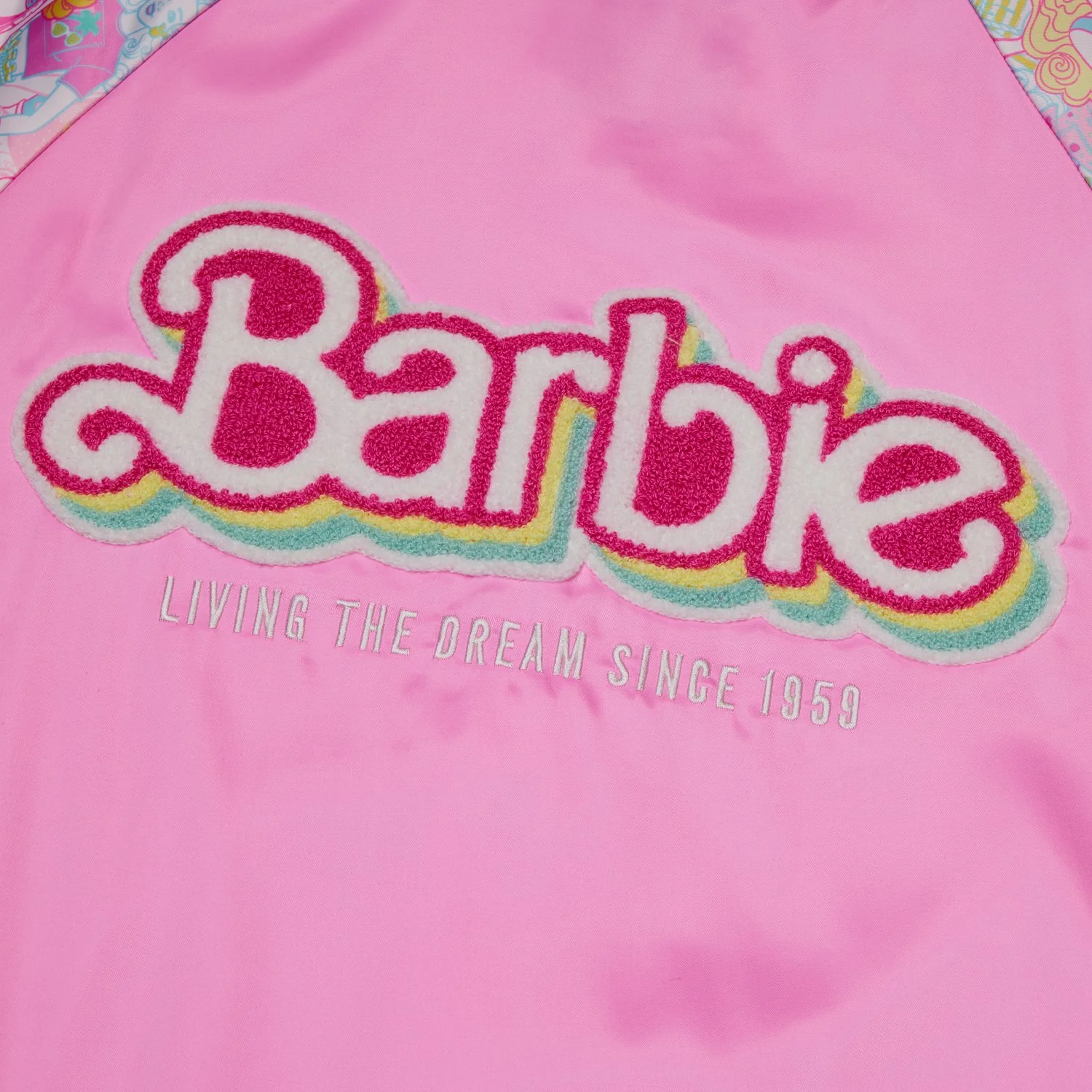Loungefly x Barbie 65th Anniversary Bomber Jacket - Image 5