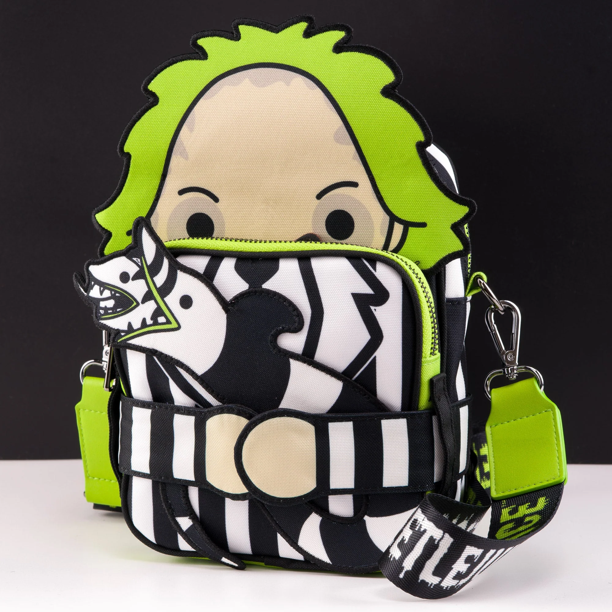 Loungefly x Beetlejuice Character Cosplay Crossbuddies Bag