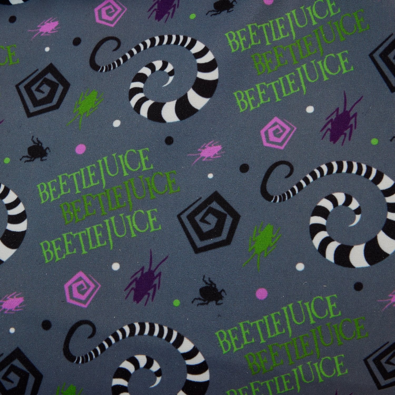 Loungefly x Beetlejuice Cosplay Full Size Nylon Backpack - Image 6