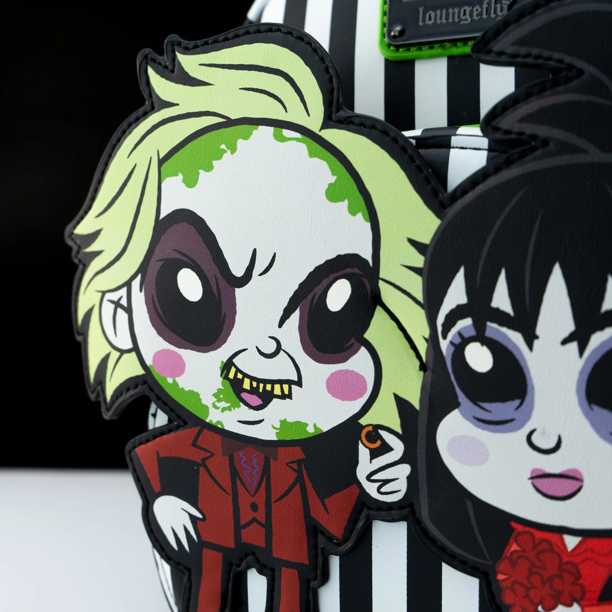 Loungefly x Beetlejuice Lydia Wedding Dome Pocket Mini Backpack - Image 3