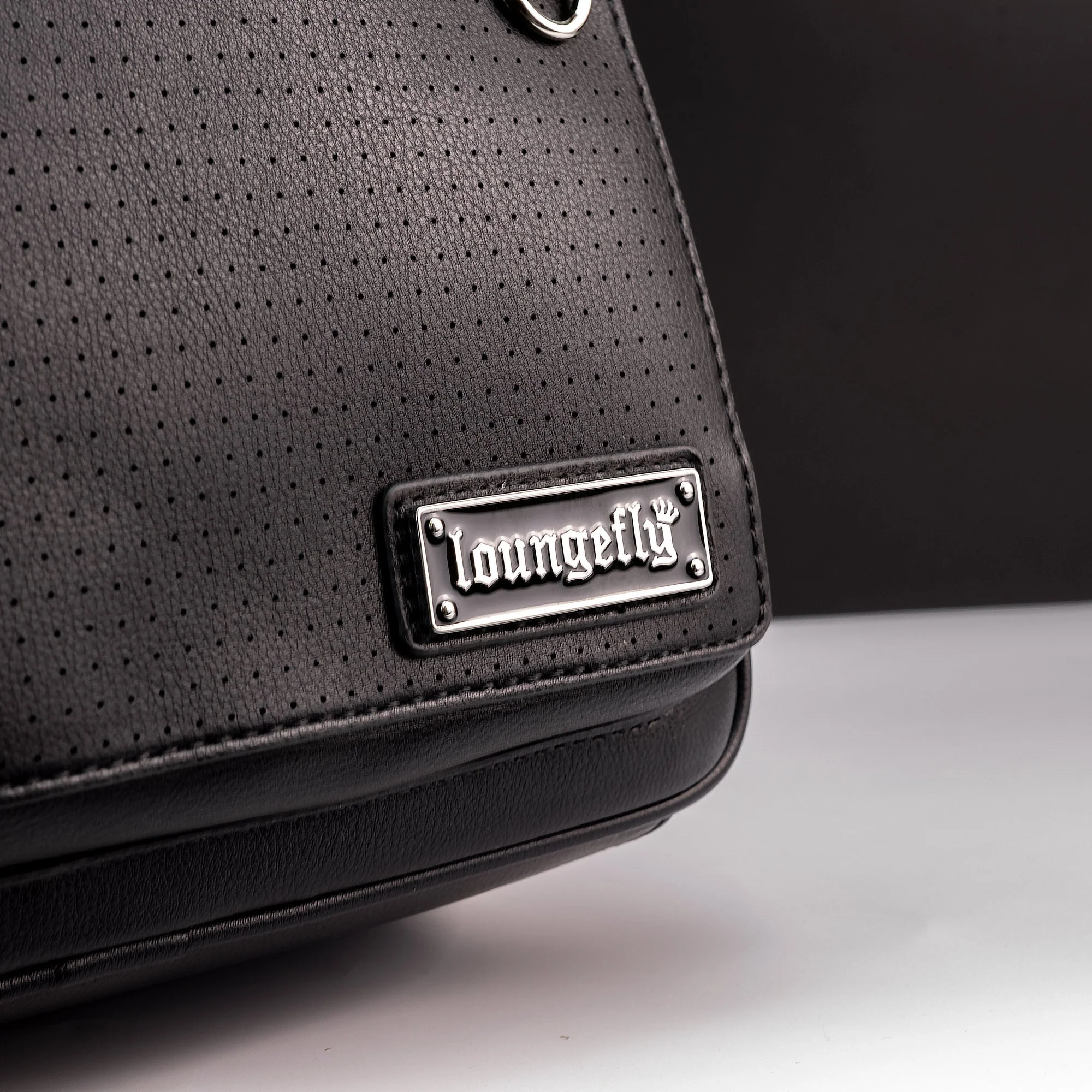Loungefly Black Pin Trader Mini Backpack - Image 3