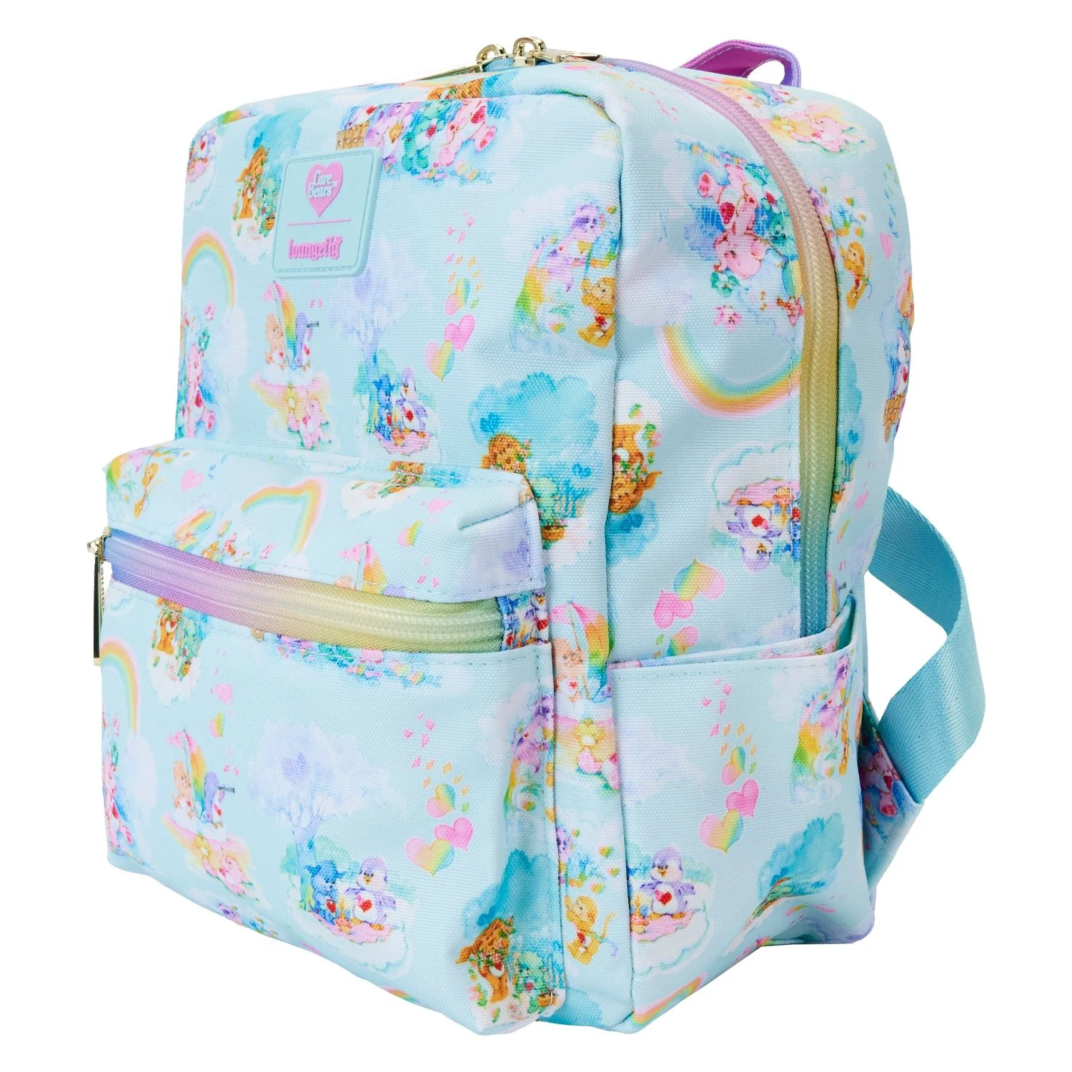 Loungefly x Care Bears Cousins AOP Nylon Small Square Mini Backpack - Image 2
