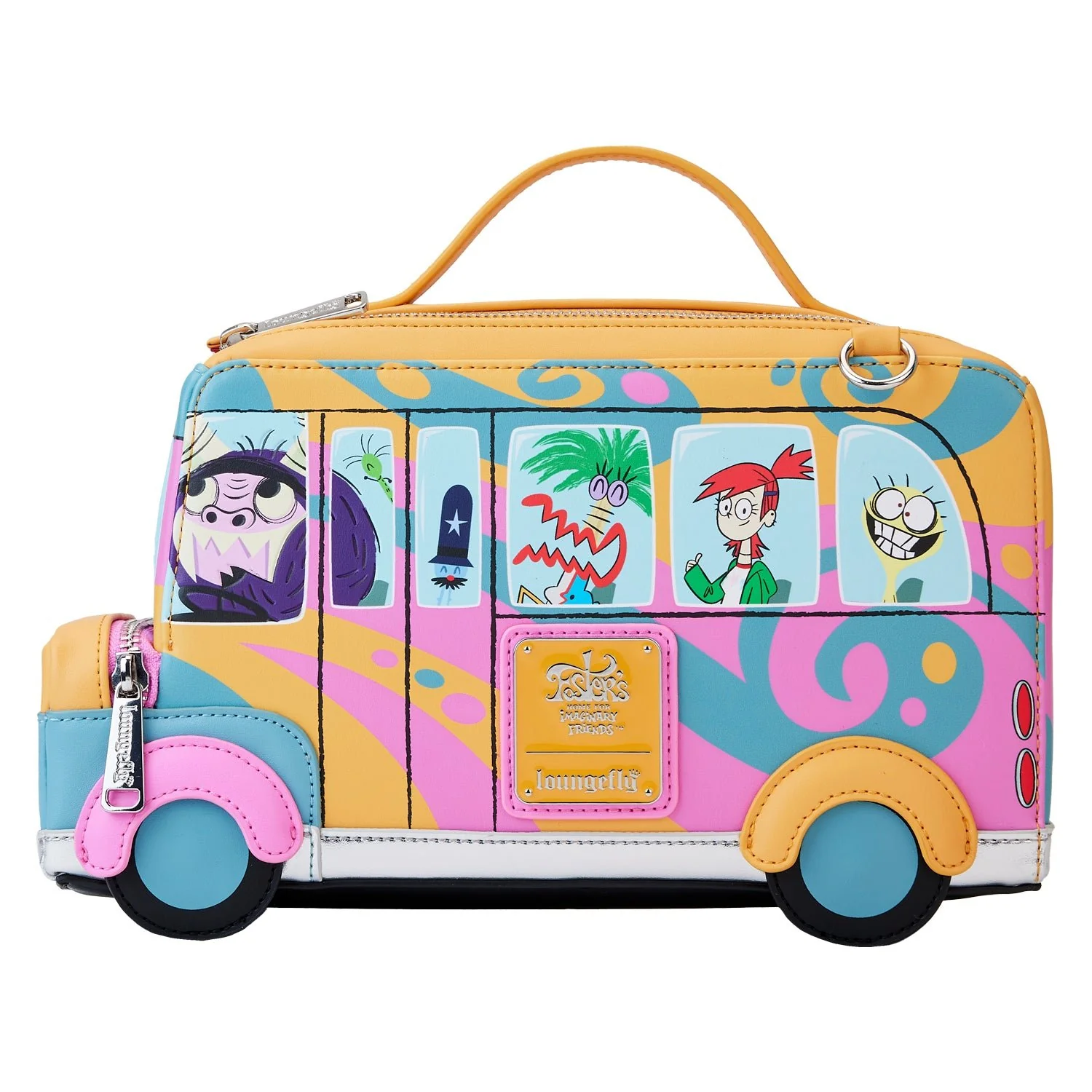 Loungefly x Cartoon Network Foster's Home For Imaginary Friends Figural Bus Crossbody Bag - Image 4