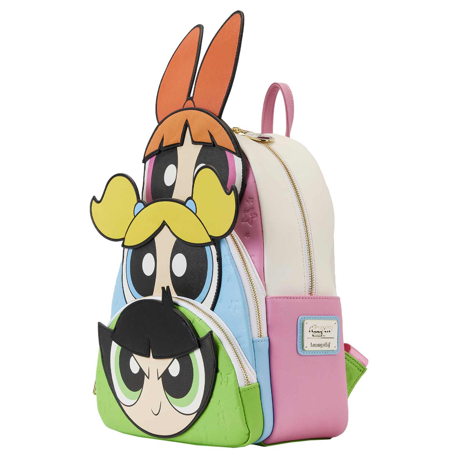 Loungefly x Cartoon Network Powerpuff Girls Triple Pocket Mini Backpack - Image 2
