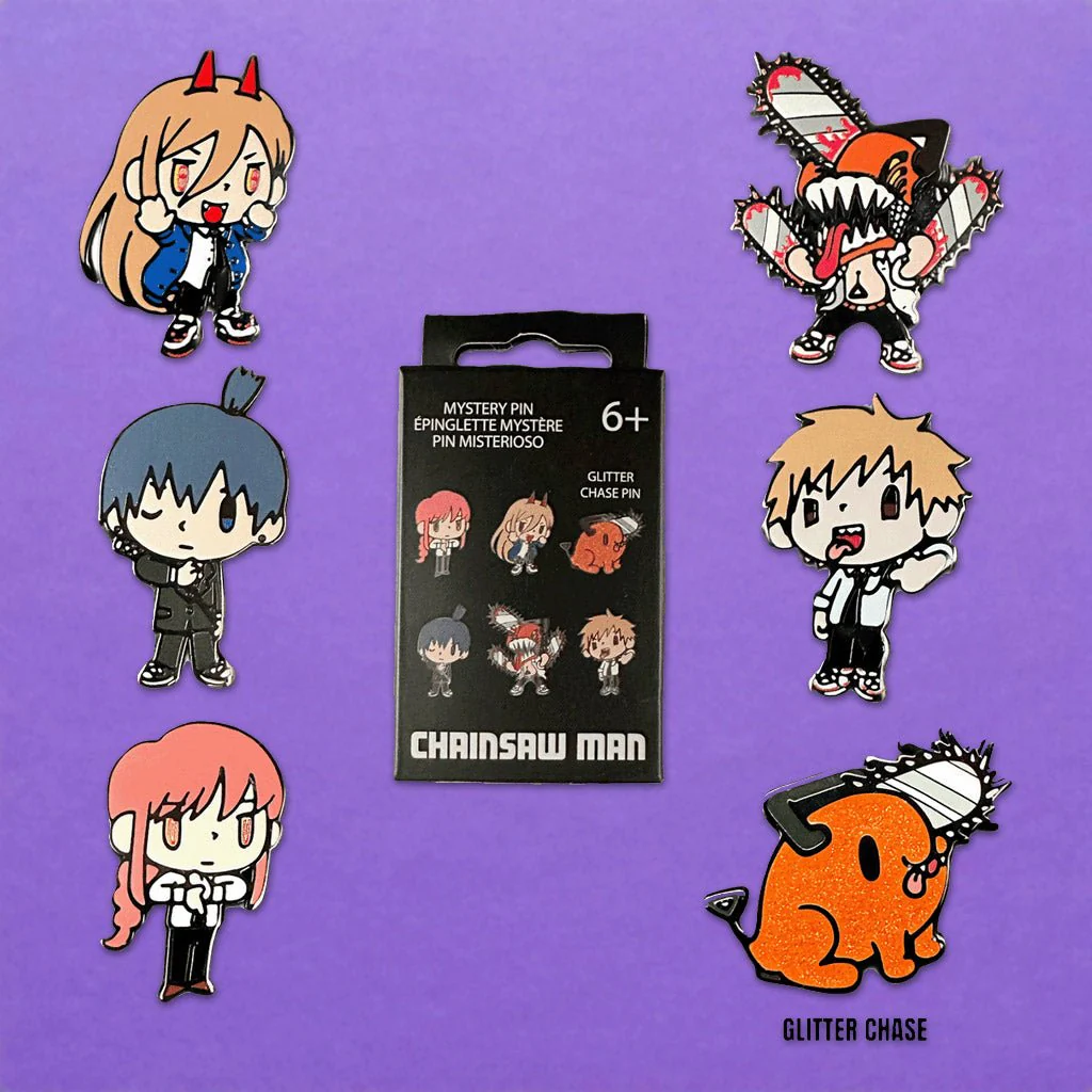 Loungefly x Chainsaw Man Chibi Blind Box Mystery Pin