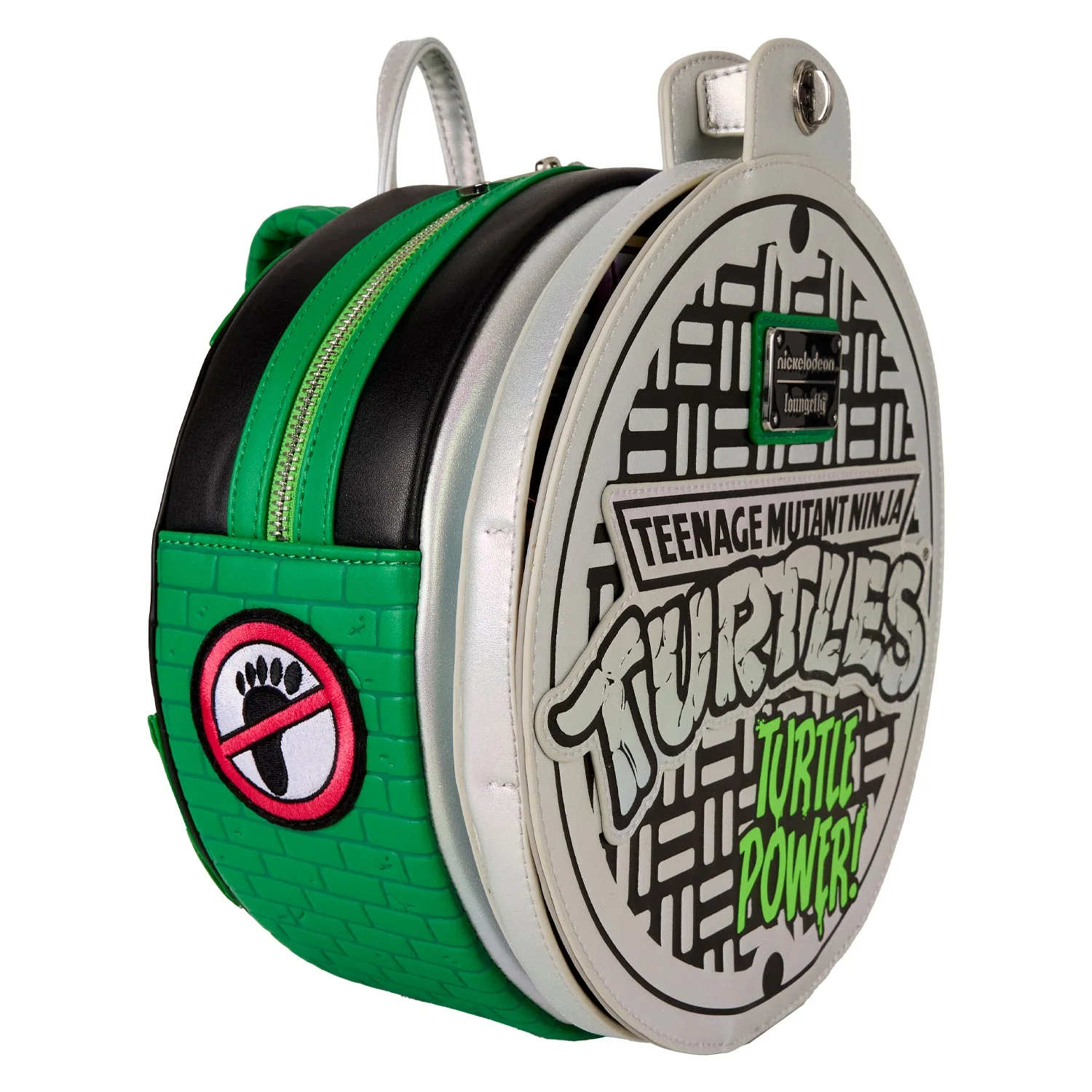 Loungefly x TMNT Manhole Cover Mini Backpack - Image 5