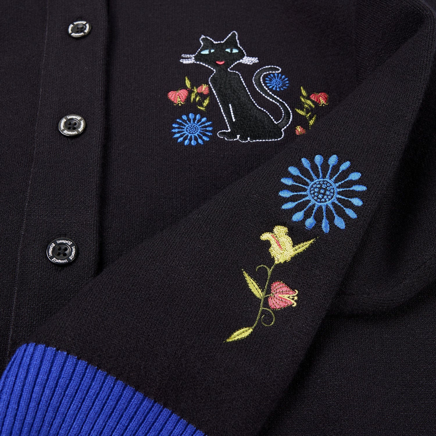 Loungefly x Coraline Cat Dragonfly Collared Cardigan - Image 3