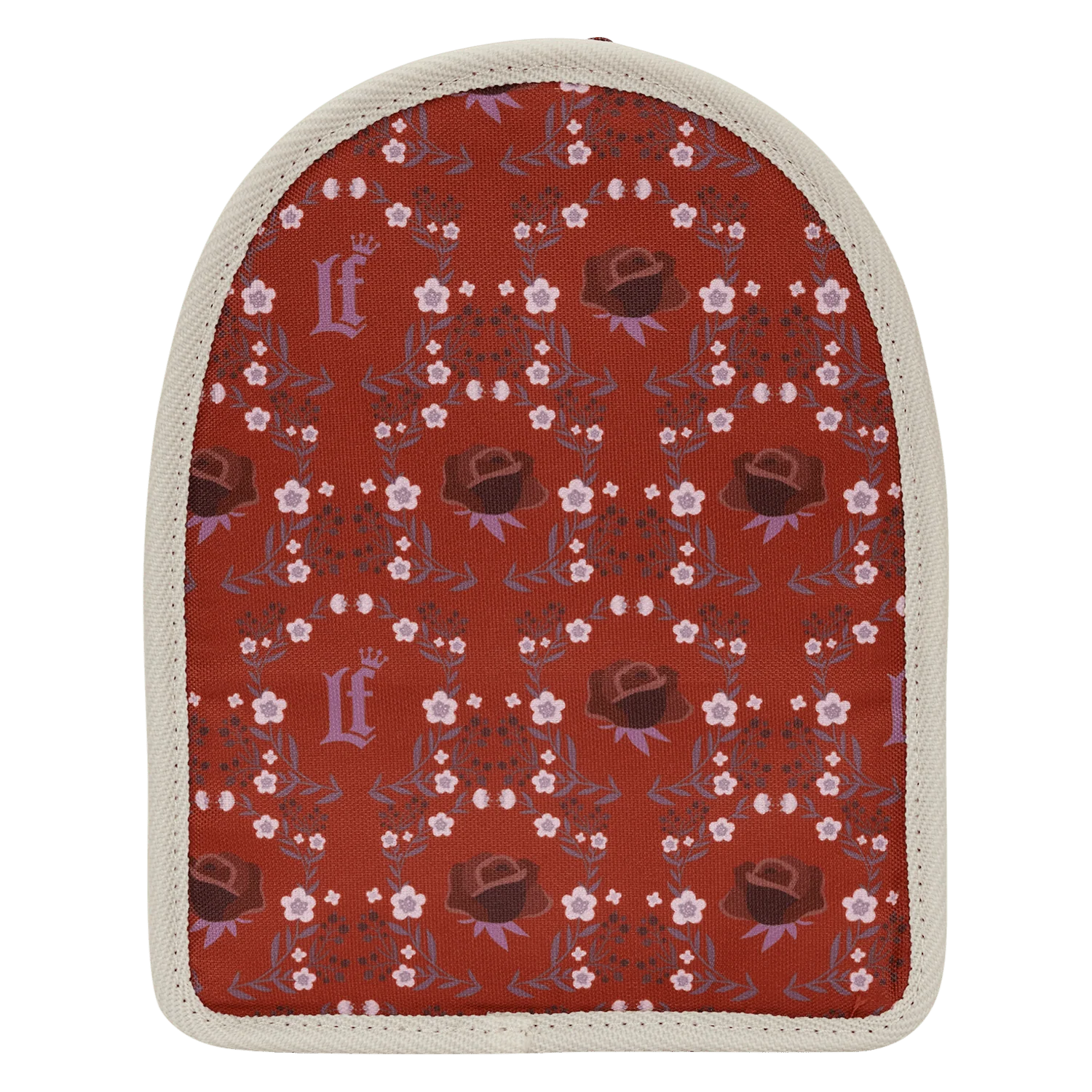 Loungefly Cream & Red Floral Light-Up Mini Backpack Insert Organizer - Image 2