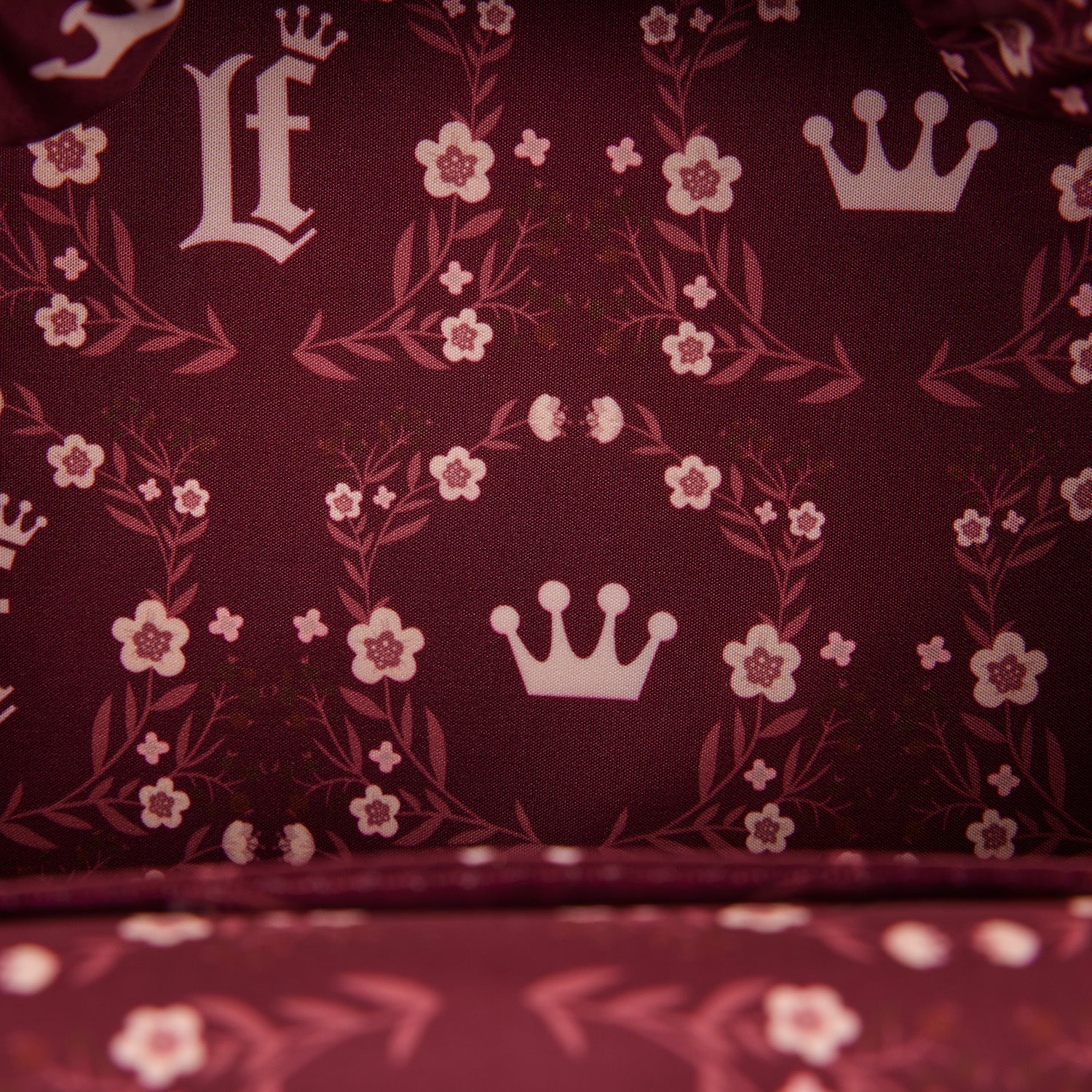 Loungefly Originals Cream & Red Floral Sling Bag - Image 4