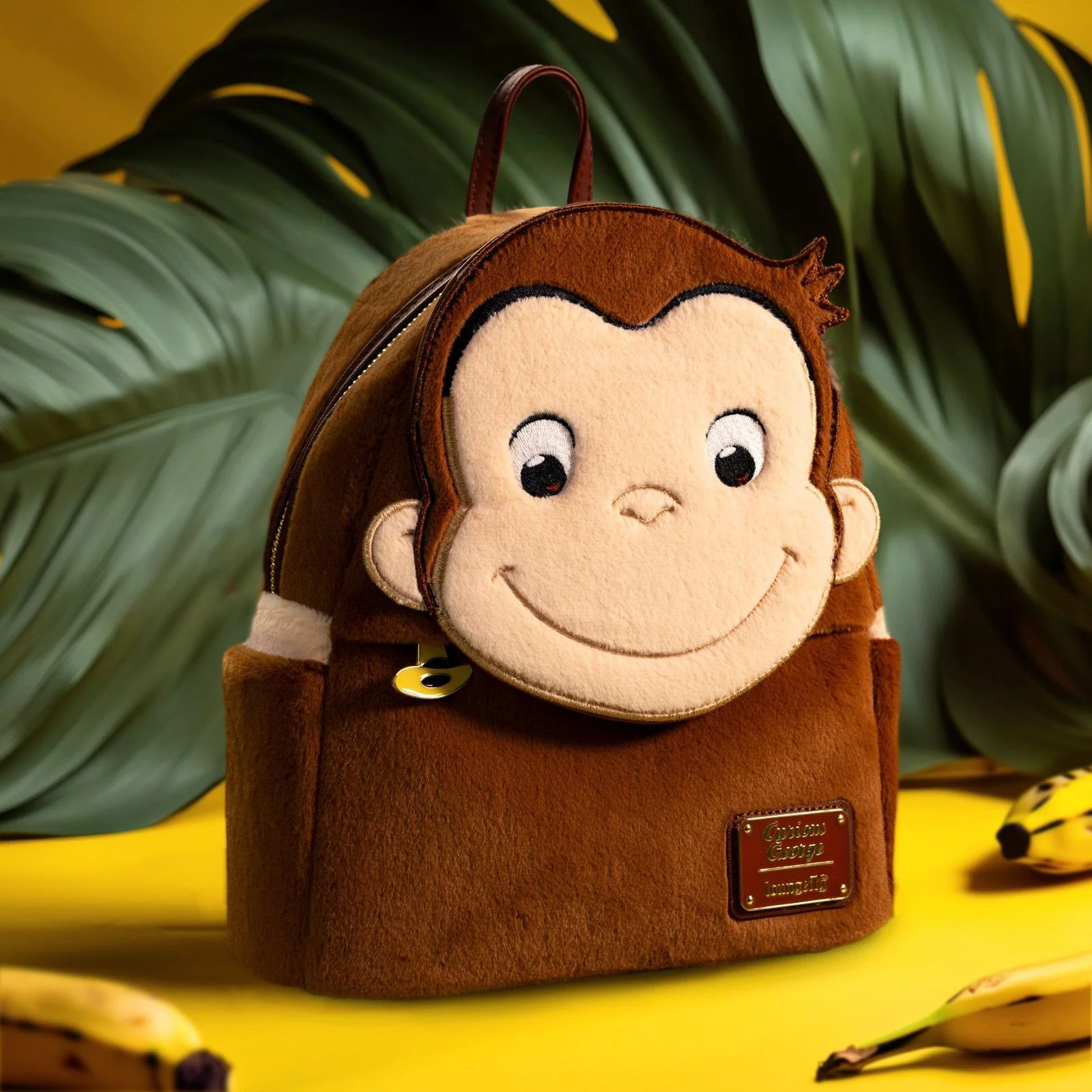 Loungefly x Curious George Plush Cosplay Mini Backpack - Image 7