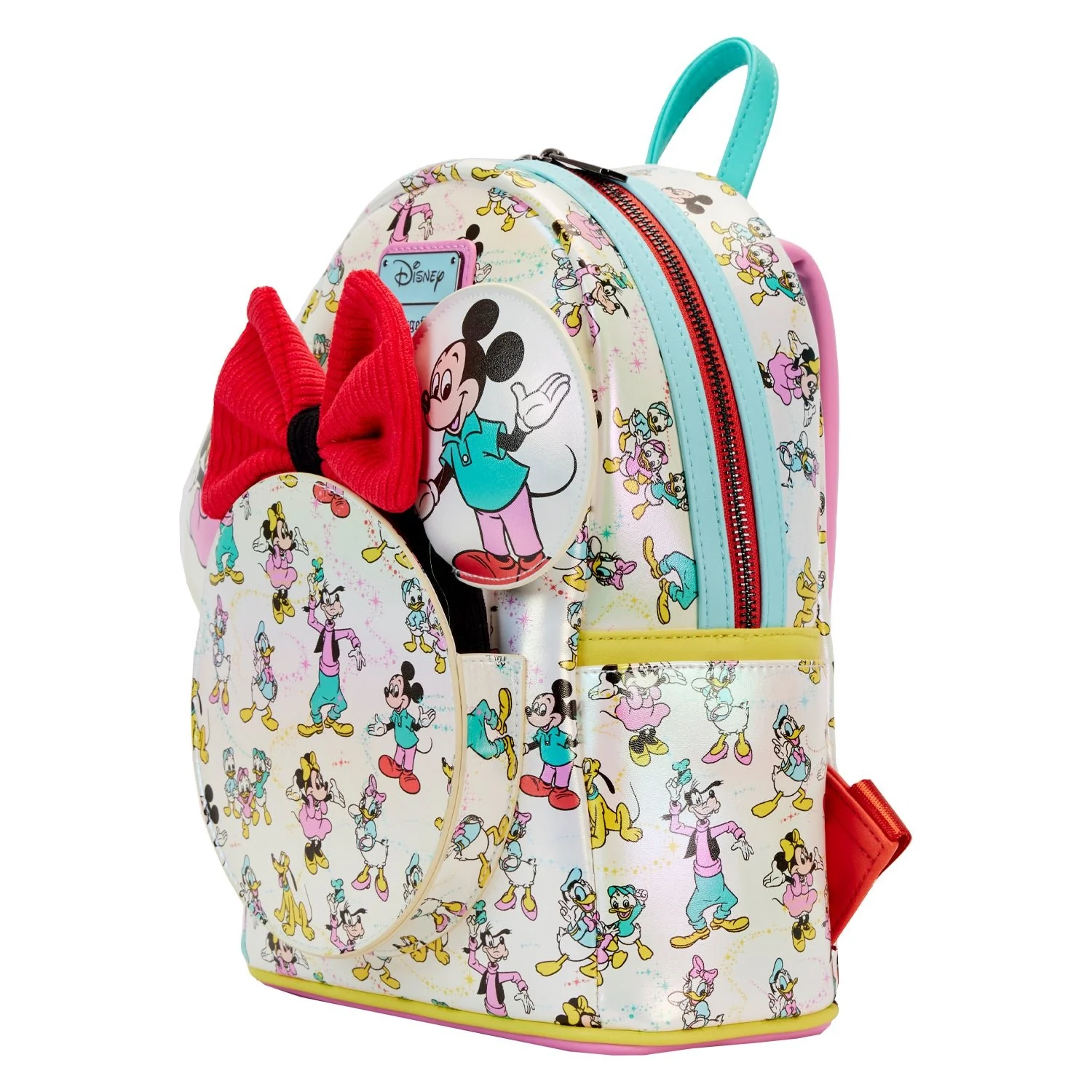Loungefly x Disney - Disney 100 AOP Mini Backpack and Matching Ears - Image 4