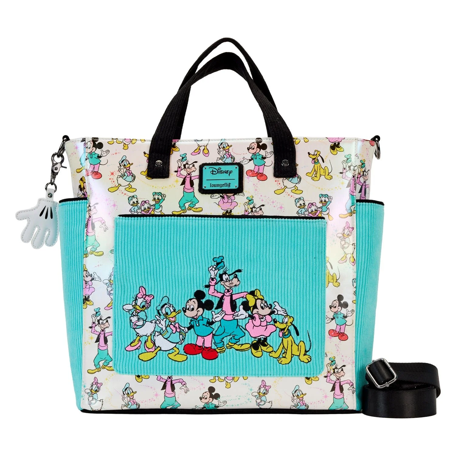 Loungefly x Disney - Disney 100 AOP Convertible Tote Bag - Image 2
