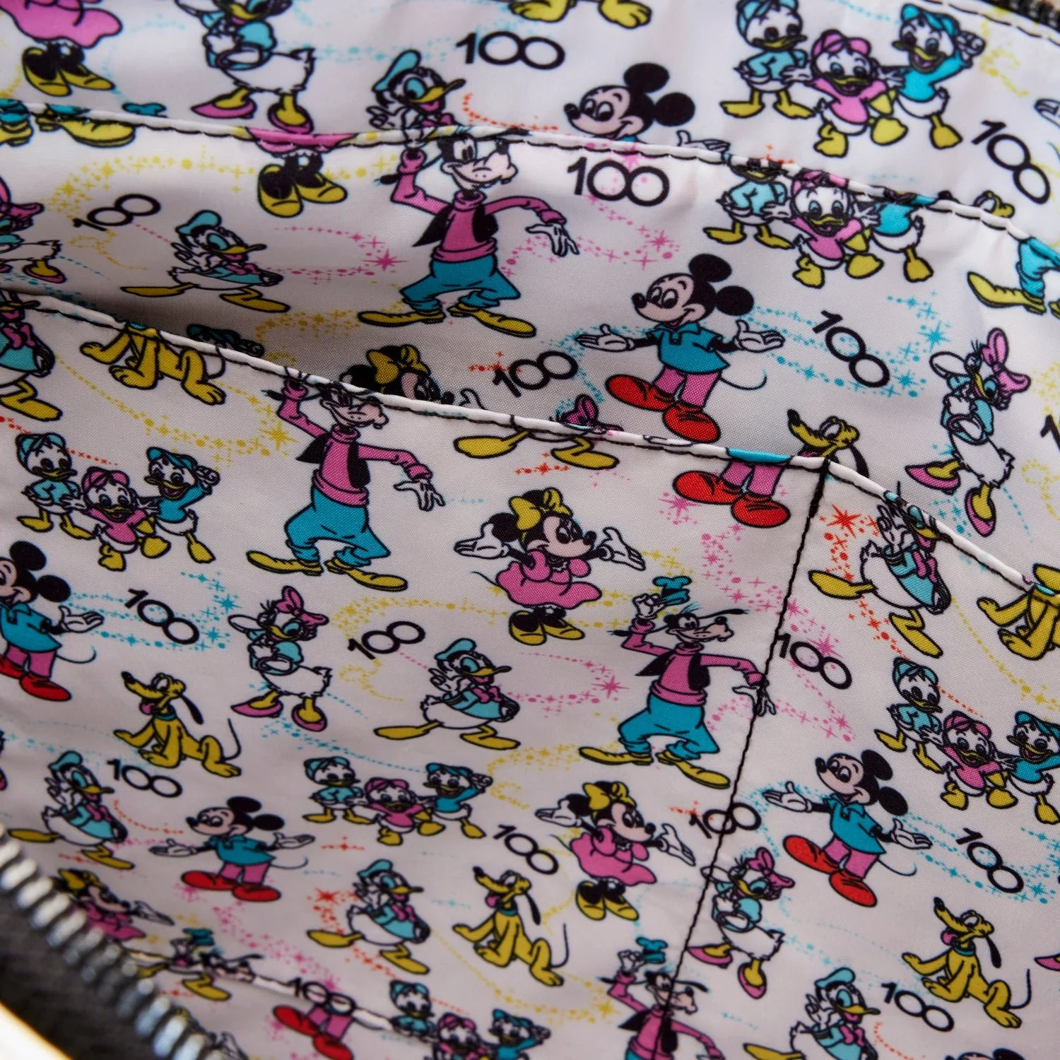 Loungefly x Disney - Disney 100 AOP Convertible Tote Bag - Image 6