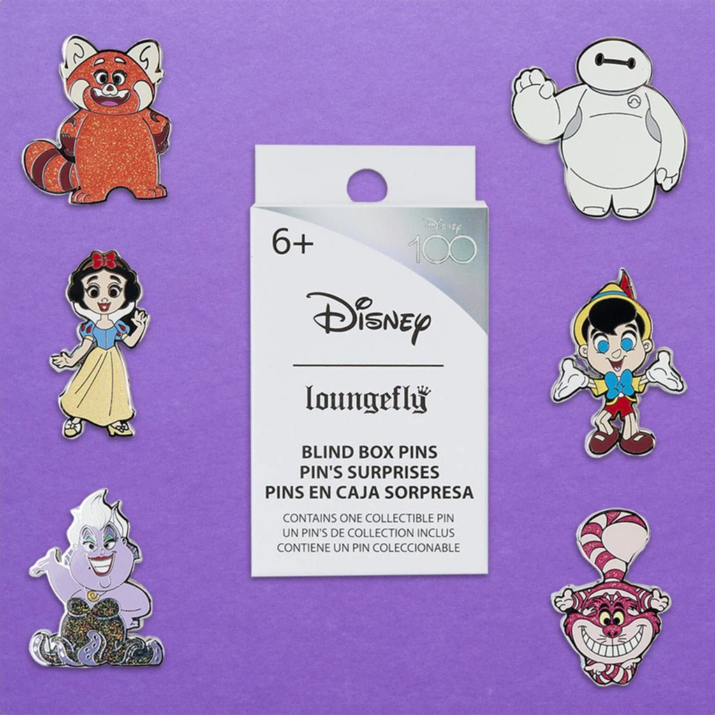 Loungefly x Disney 100th Anniversary Blind Box Mystery Pin