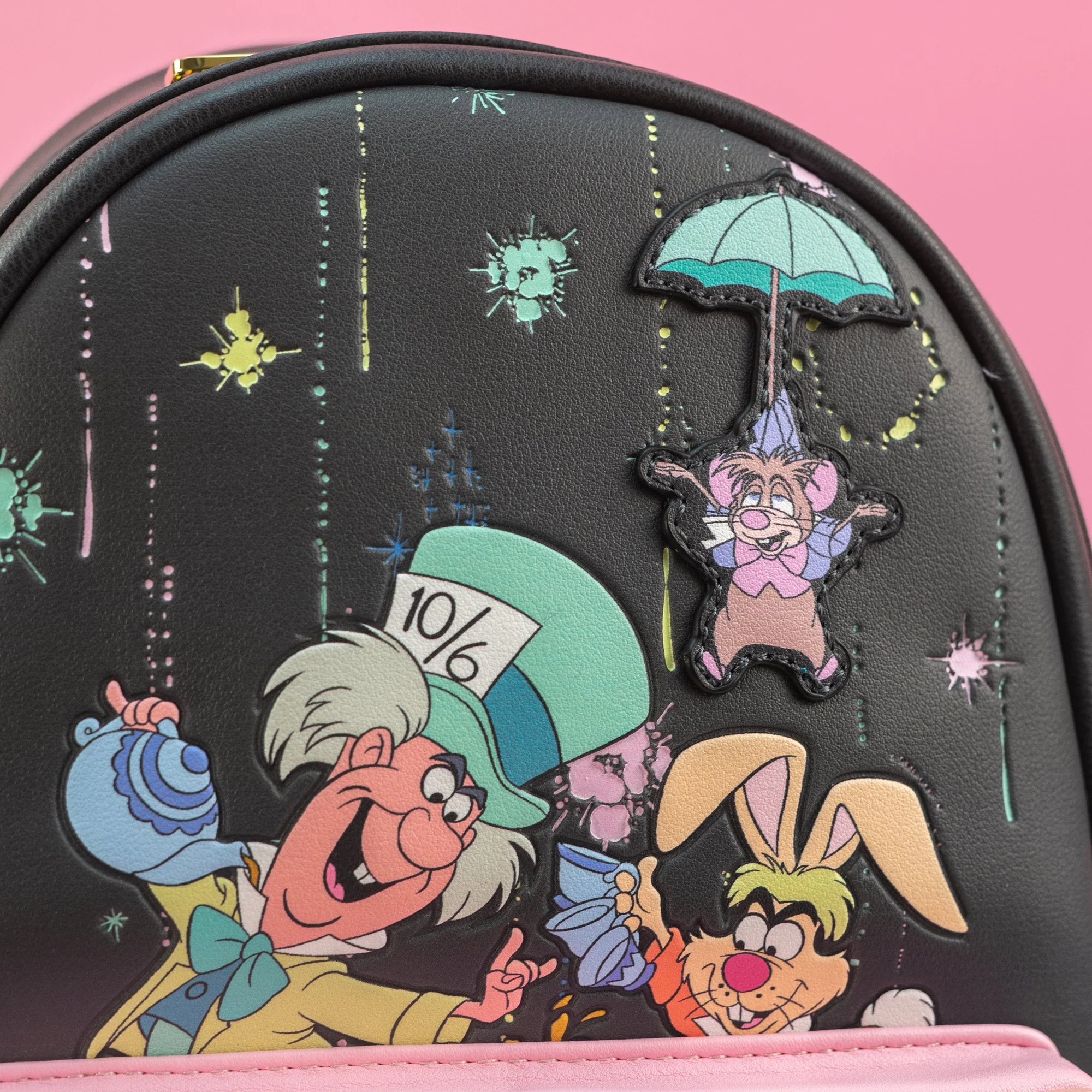 Loungefly x Disney Alice in Wonderland A Very Merry Unbirthday To You Mini Backpack - Image 3