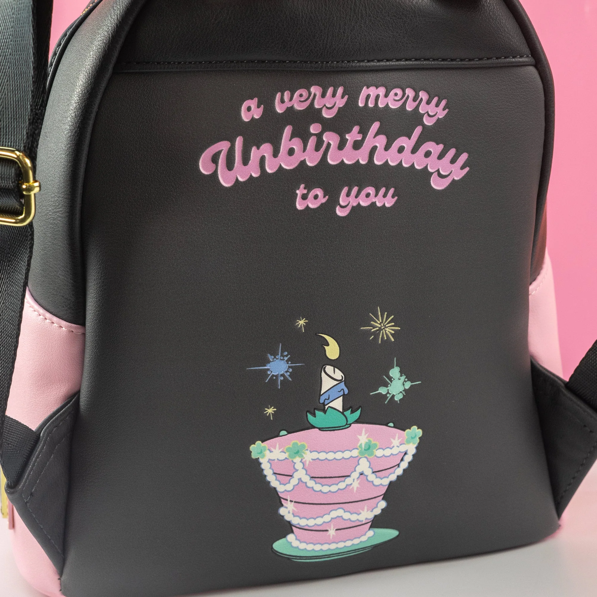 Loungefly x Disney Alice in Wonderland A Very Merry Unbirthday To You Mini Backpack - Image 4