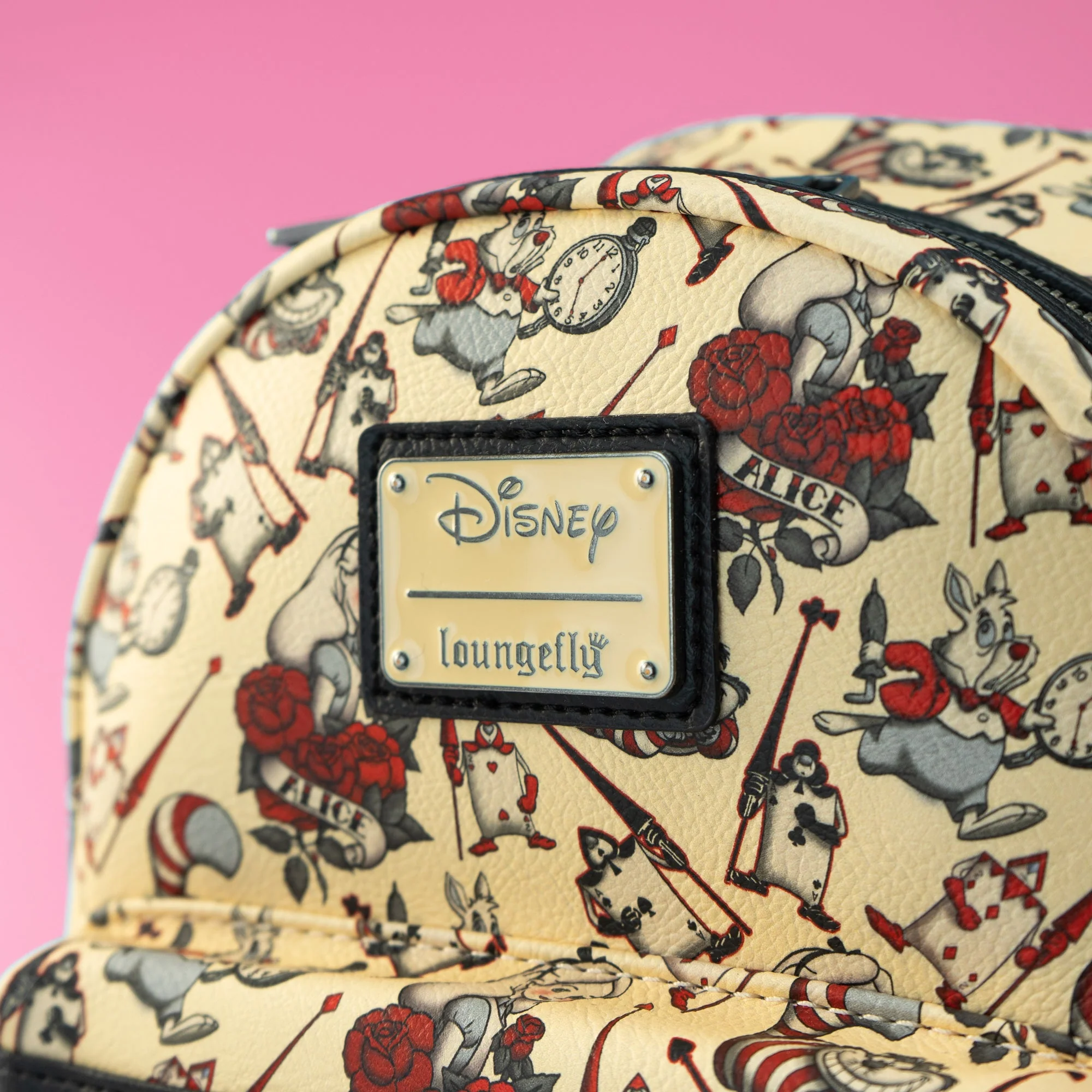 Loungefly x Disney Alice in Wonderland Tattoo Mini Backpack - Image 2