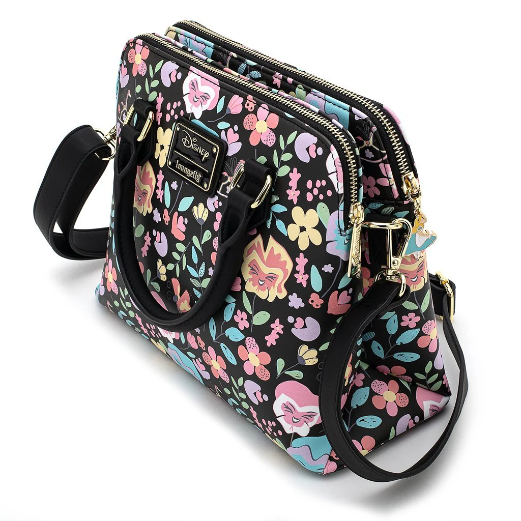 Loungefly X Disney Alice in Wonderland Flowers Cross Body Handbag - Image 3