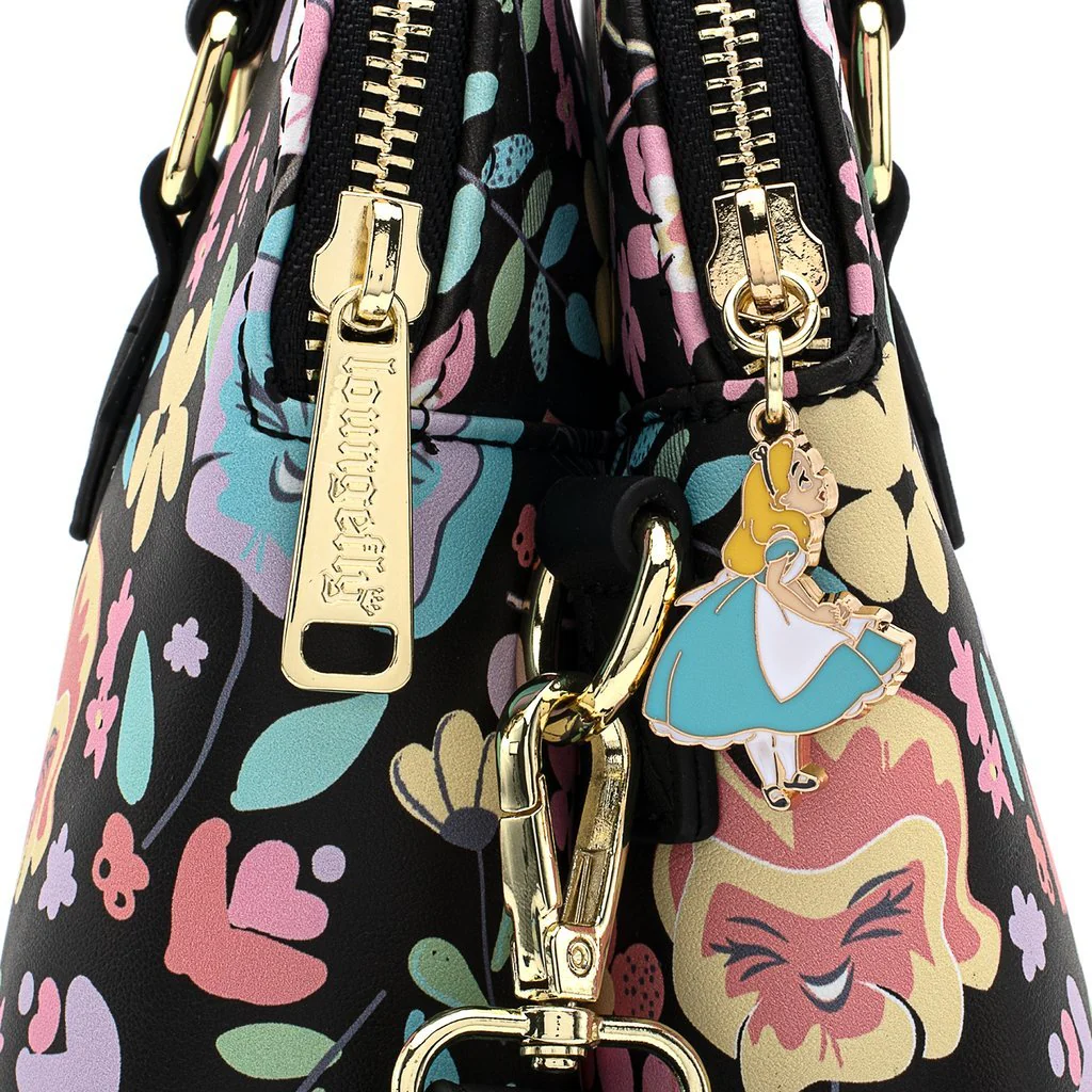 Loungefly X Disney Alice in Wonderland Flowers Cross Body Handbag - Image 6