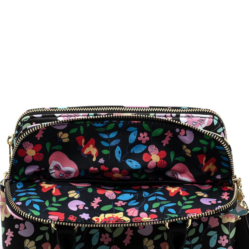 Loungefly X Disney Alice in Wonderland Flowers Cross Body Handbag - Image 7