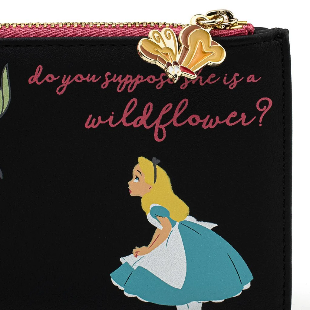 Loungefly X Disney Alice in Wonderland Flowers Print Purse - Image 4